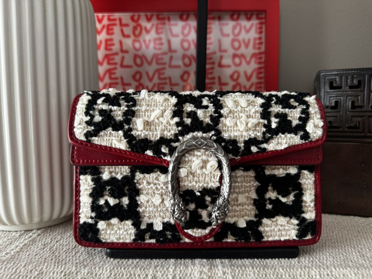 Gucci Gucci Tweed Micro Dionysus Size ONE SIZE - 1 Thumbnail