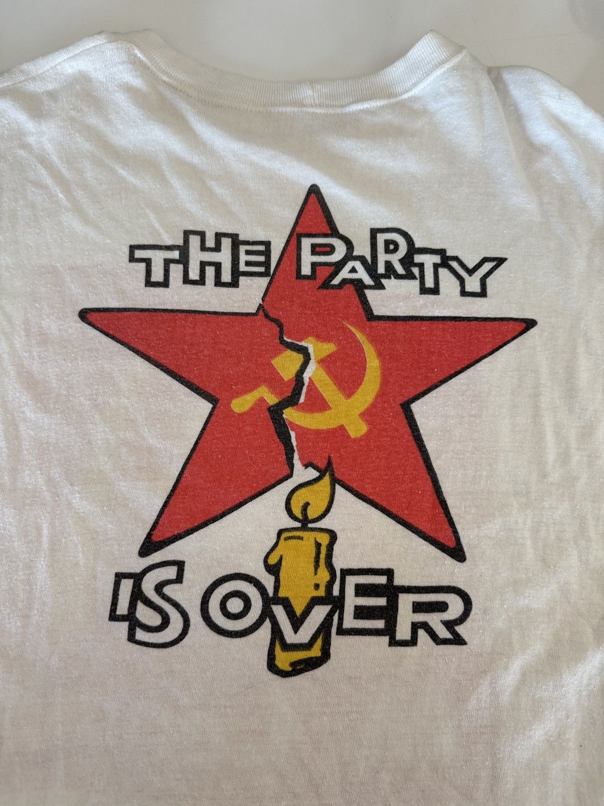 Vintage *RARE* 80s COLD WAR USSR SOVIET MC LENIN MCDONALD’S PARODY Size US XL / EU 56 / 4 - 8 Thumbnail