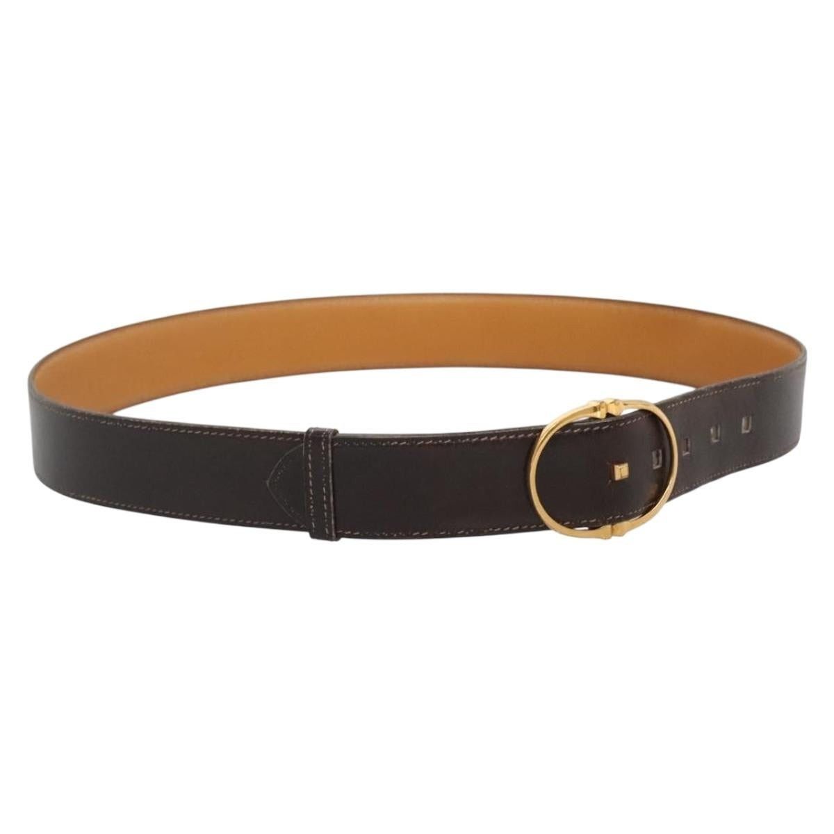 Hermes Hermes 36.6 In Brown Leather Belt Size ONE SIZE - 1 Thumbnail