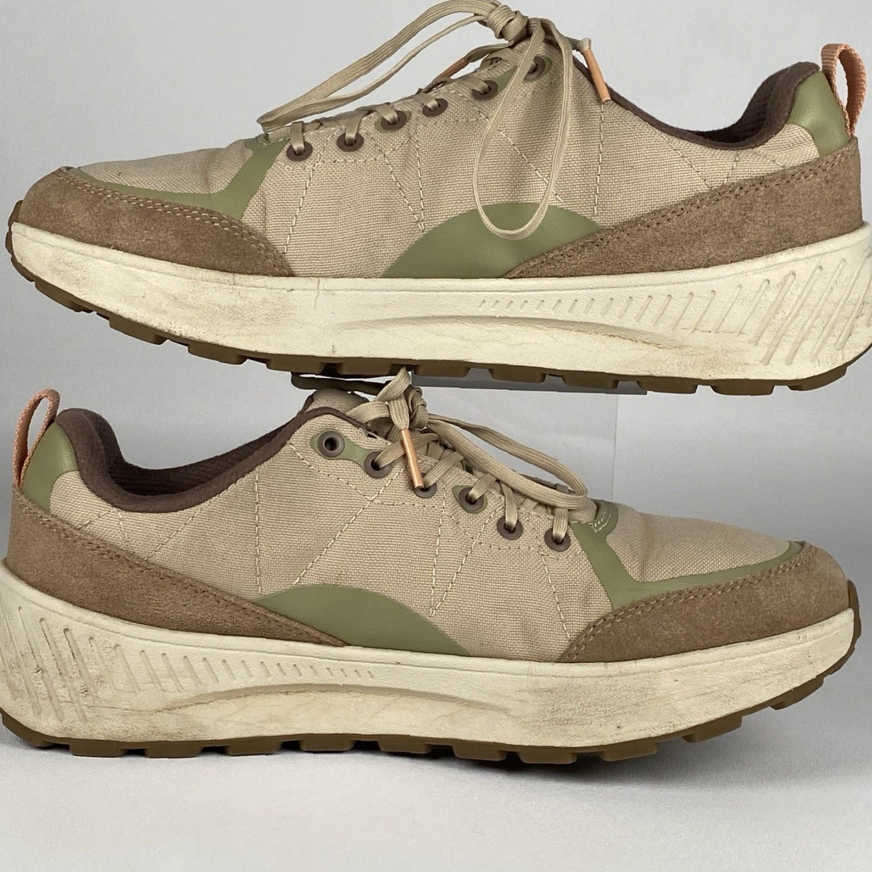 Teva Teva Ellwood Womens Sneakers Travel/Trail 9.5 Beige Athletic Slip Resistant Lightweight Comfort Walking Hiking Shoes Womens Size US 8 / IT 38 - 4 Thumbnail