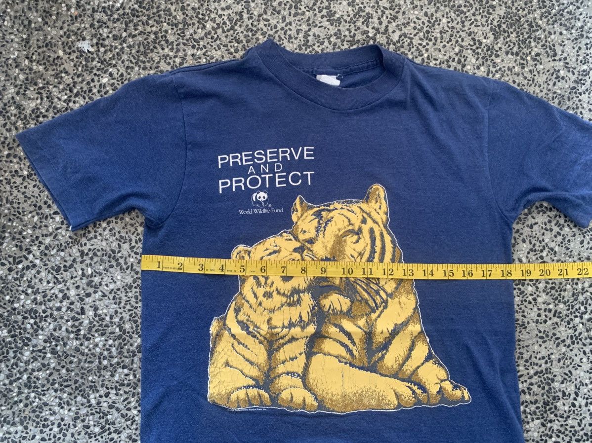 Habitat × Vintage × WWF Vintage 80s World Wildlife Fund WWF Preserve And Protect Tee Size US S / EU 44-46 / 1 - 10 Thumbnail