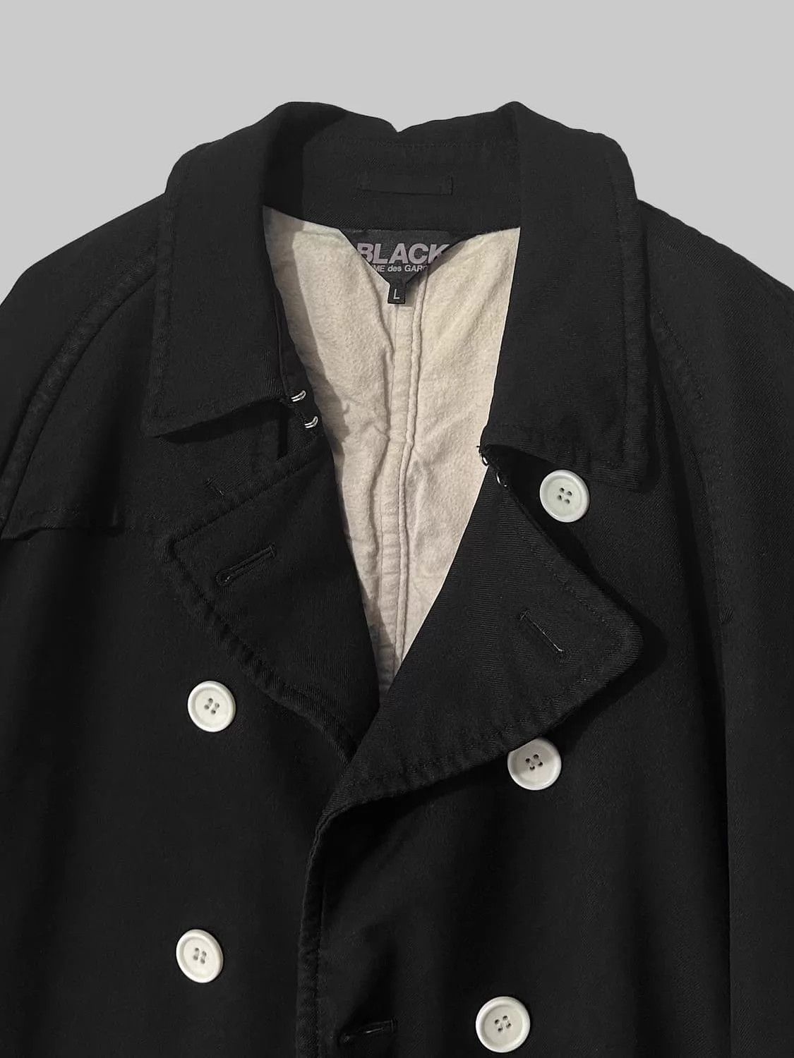 Comme des Garcons Comme des Garçons vtg double-breasted belted coat L Size L / US 10 / IT 46 - 3 Thumbnail