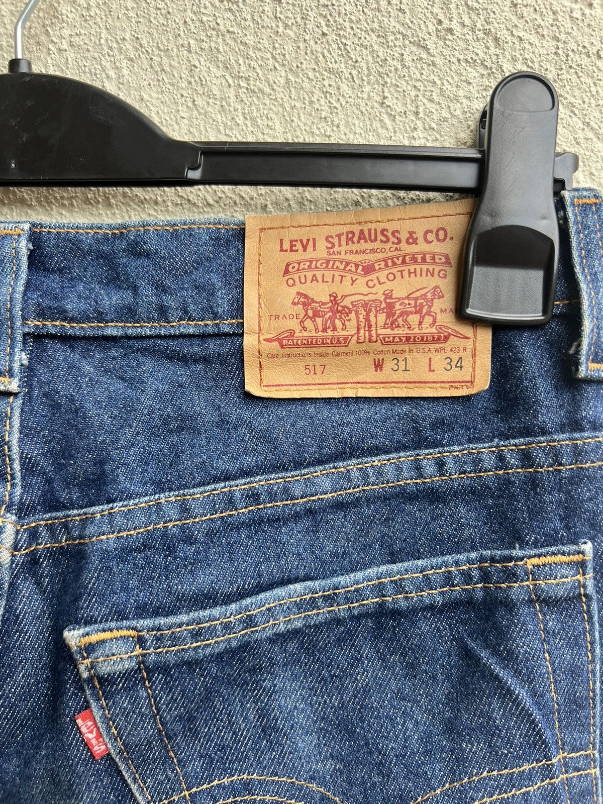 Levi's Vintage 1994 Levi’s 517 Fade Denim Bootcut Jeans Size US 31 - 21 Thumbnail
