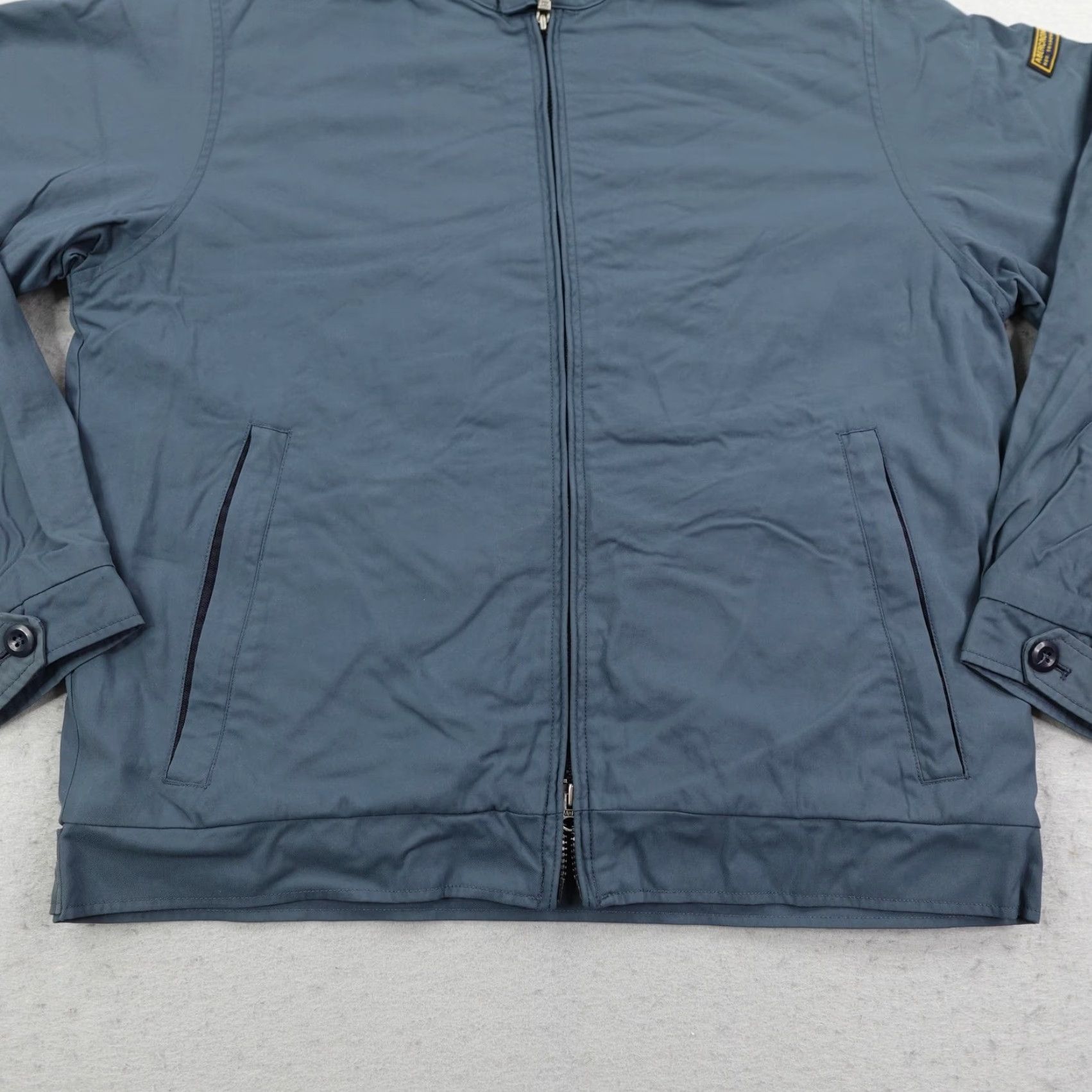 Abercrombie & Fitch Vintage Abercrombie & Fitch Jacket Mens Large Blue Fleece Lined Windbreaker Coat Size US XL / EU 56 / 4 - 3 Thumbnail