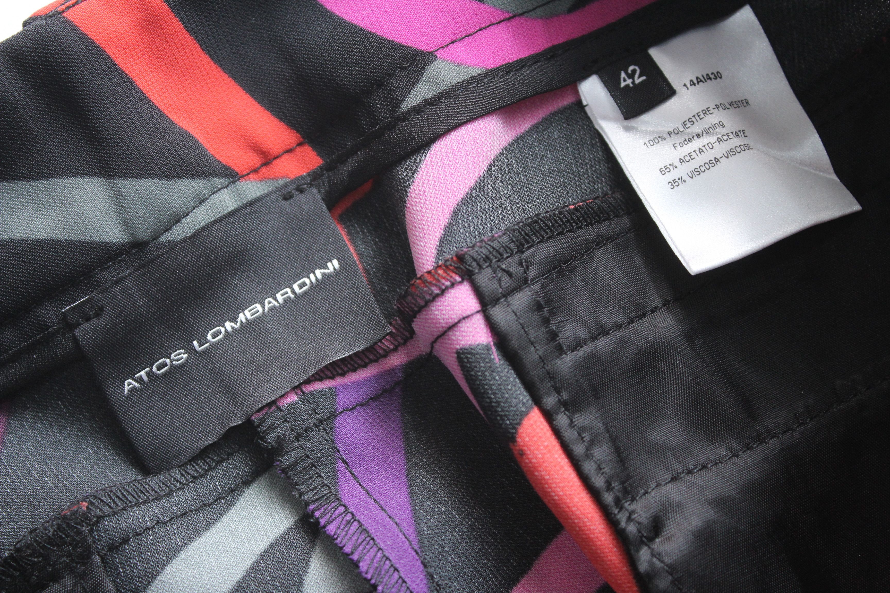 Vintage Atos Lombardini Pants Womens Size 42 Hype Rare Authentic Size 28" / US 6 / IT 42 - 9 Thumbnail