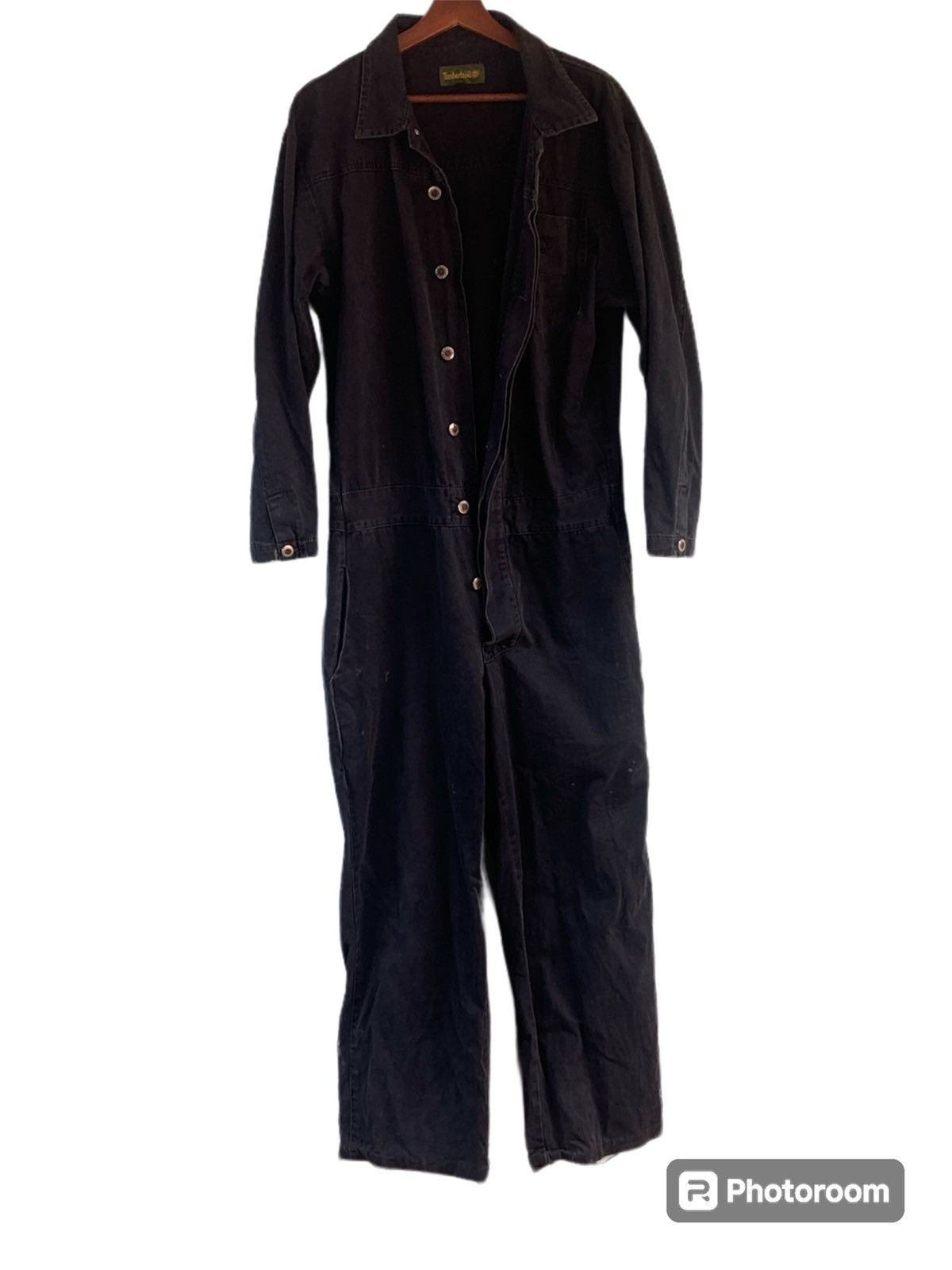image of Gangster Doodles x Timberland Vintage 90 Timberland Overall in Black, Men's (Size 34)