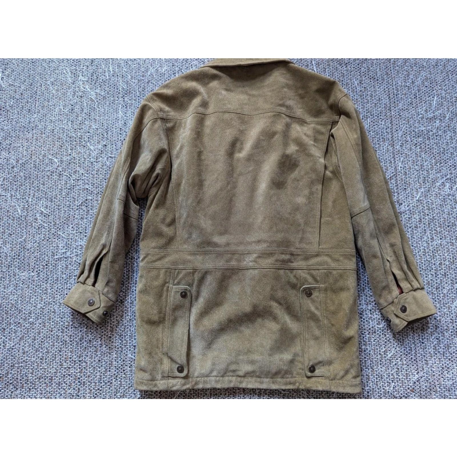 Timberland VINTAGE Timberland coat Leather Sportsman Brown Mens L 44 Split Suede Cowhide Parka Size US L / EU 52-54 / 3 - 2 Thumbnail