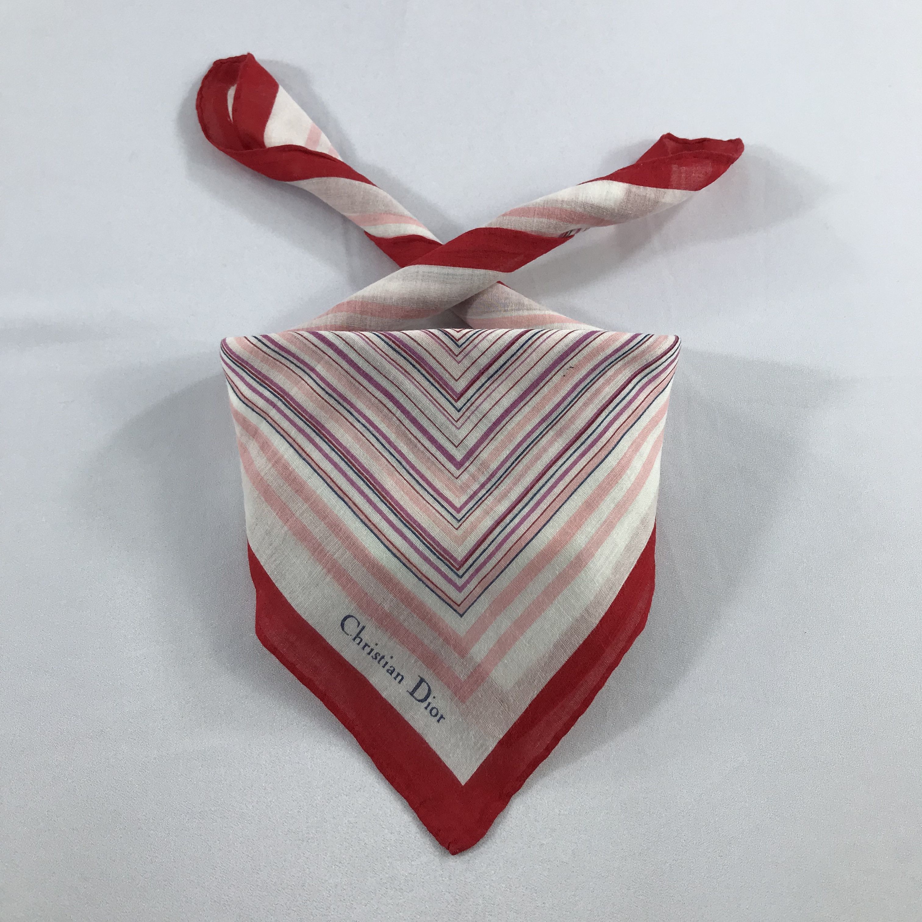 Vintage Christian Dior Bandana / Handkerchief / Neckerchief - S2268 Size ONE SIZE - 3 Thumbnail