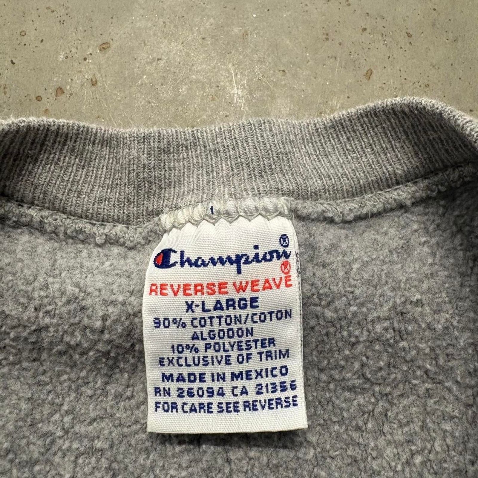 Champion × Vintage Crazy Vintage 90s Champion Reverse Weave Fraternity Crewneck Size US XL / EU 56 / 4 - 7 Thumbnail