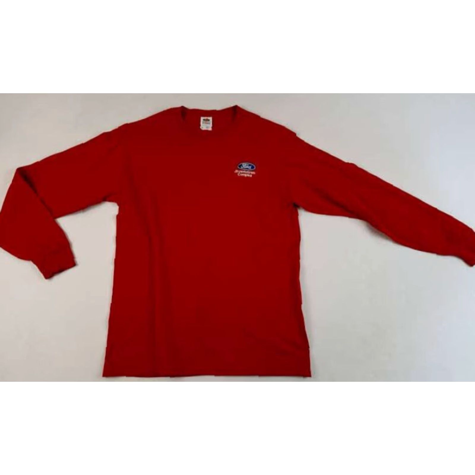Fruit Of The Loom UAW Ford Brownstown Complex Long Sleeve Fruit of the Loom Medium T-Shirt Mens Red Size US M / EU 48-50 / 2 - 4 Thumbnail