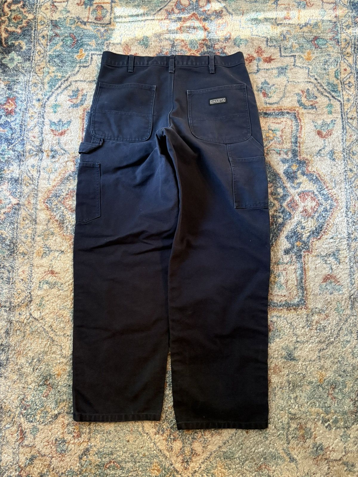 Dakota Grizzly Dakota Navy Double Knees Workwear Pants Size 32 Size US 32 / EU 48 - 3 Thumbnail