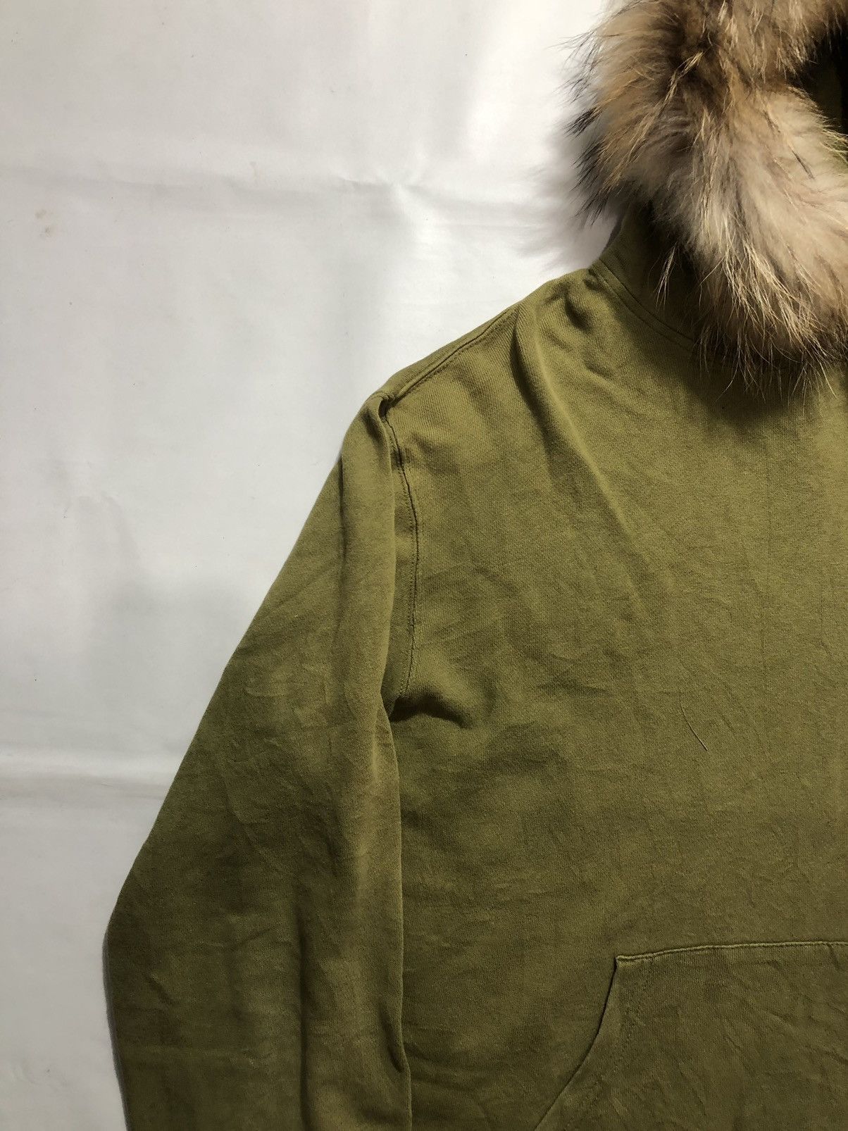 If Six Was Nine × Japanese Brand × Le Grande Bleu (L.G.B.) Japanese Poem Fur Hoodie Ifsix LGB Style Size US L / EU 52-54 / 3 - 4 Thumbnail