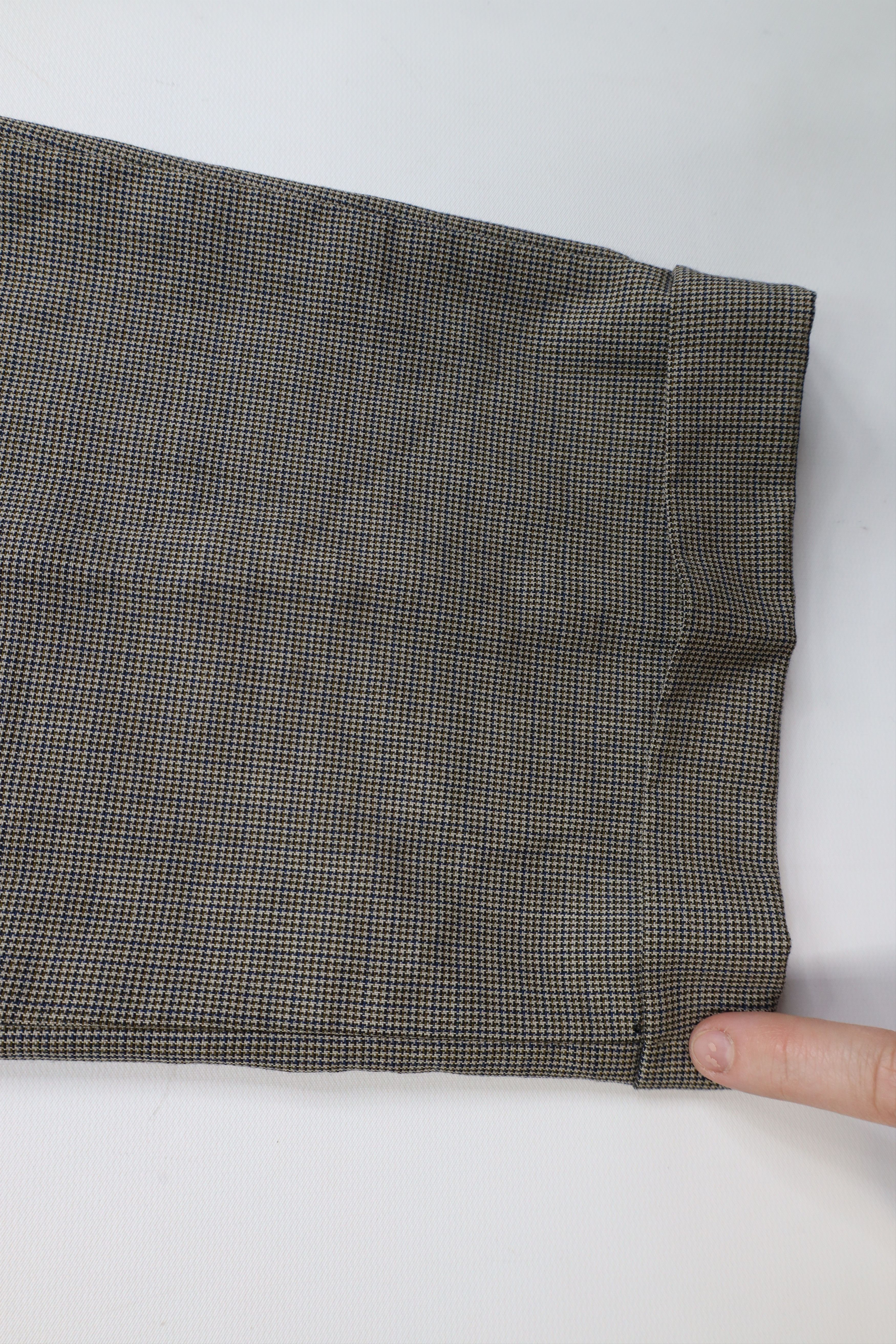 Tommy Hilfiger × Vintage Vintage 90s Tommy Hilfiger Cuffed Houndstooth Chino Pants Size US 34 / EU 50 - 5 Thumbnail