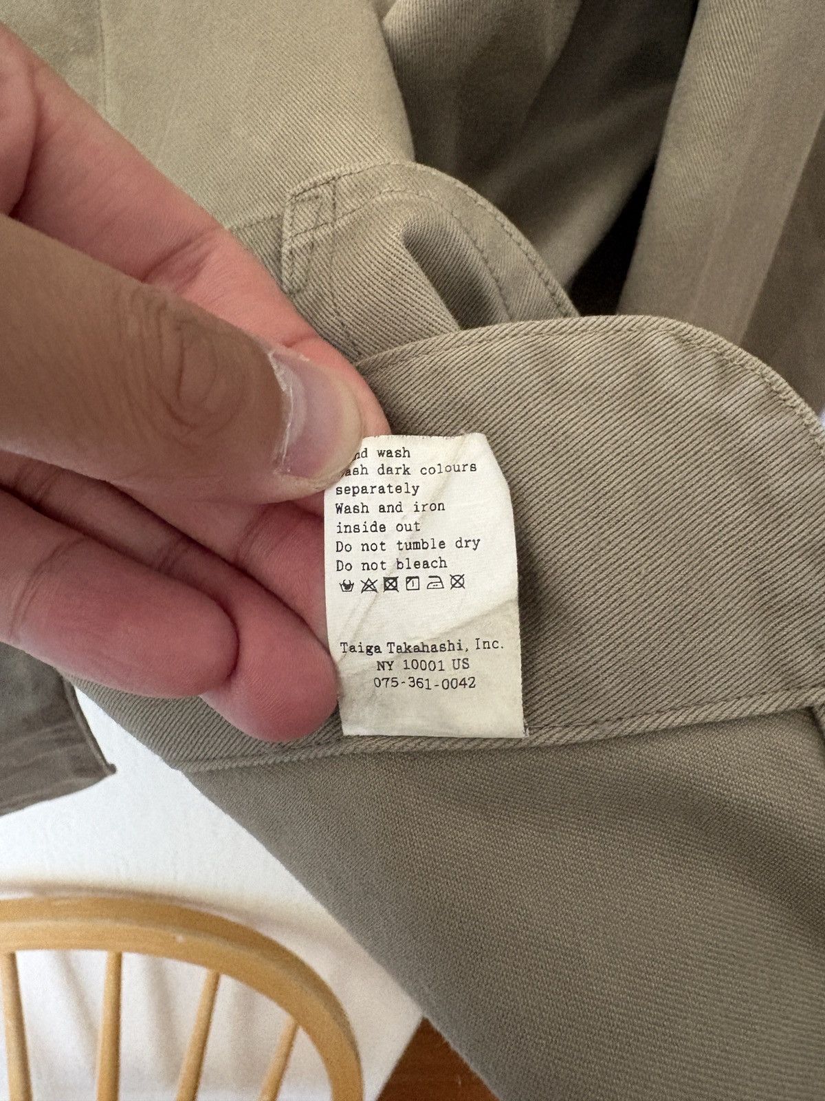 Taiga Takahashi Taiga Takahashi Lot 315 Logwood Dye Size US M / EU 48-50 / 2 - 5 Thumbnail