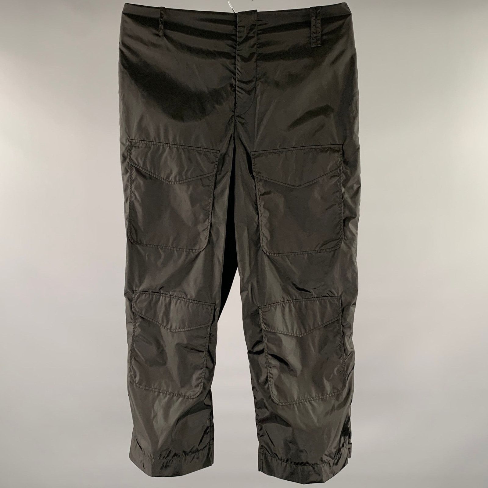 Simone Rocha SIMONE ROCHA Size L Black Polyester Cargo Casual Pants Size US 33 - 1 Thumbnail