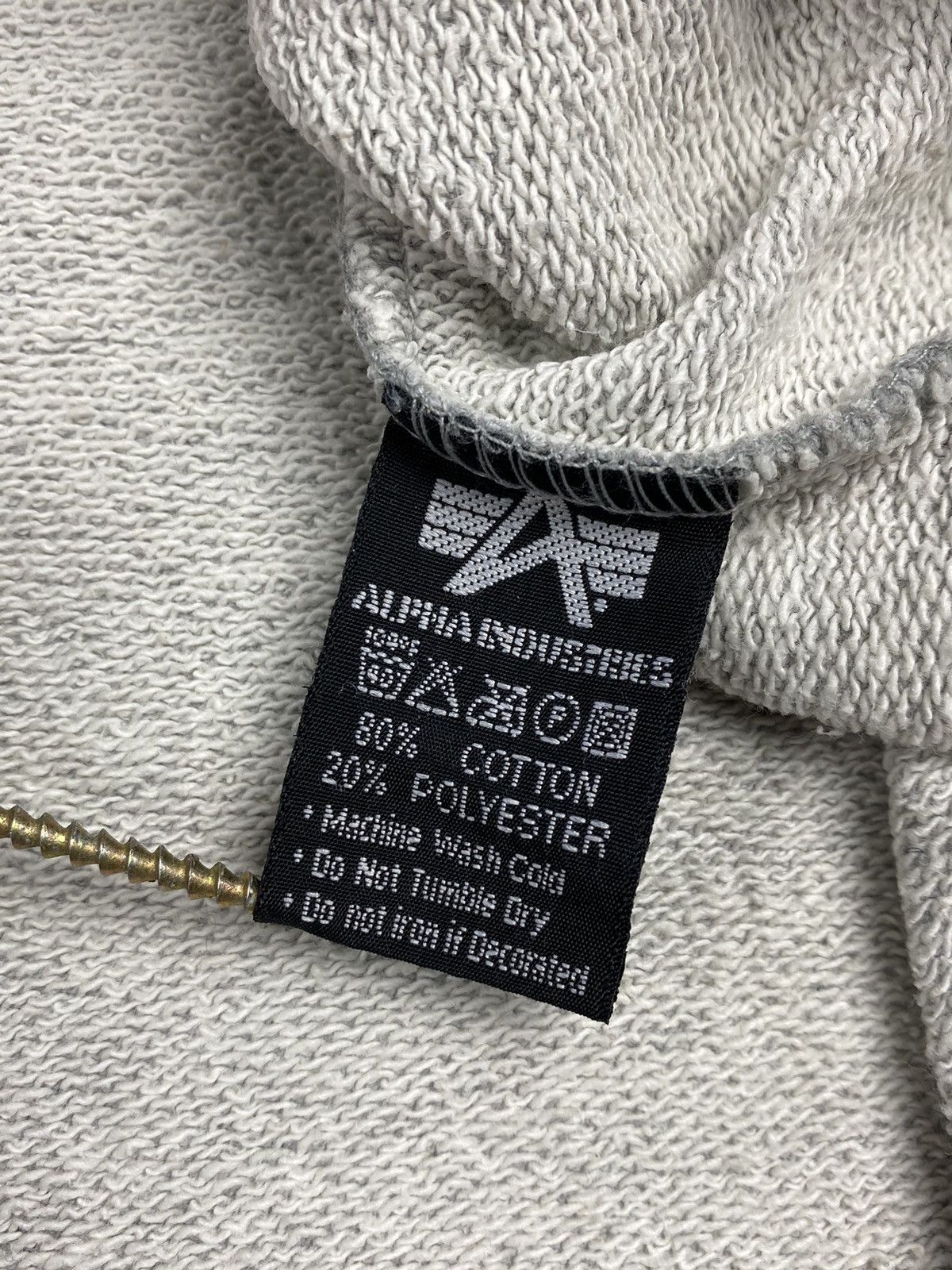 Alpha Industries × Vintage Rare Vintage Alpha Industries Sweatshirt Size XXL Size US XXL / EU 58 / 5 - 16 Thumbnail