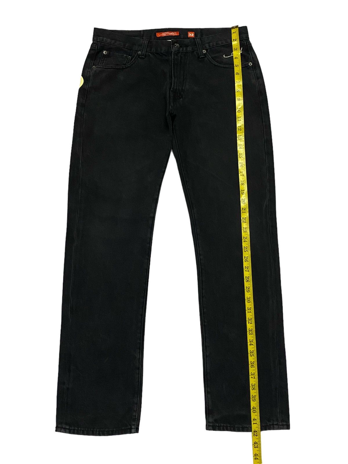 Christian Audigier × Ed Hardy Ed Hardy By Christian Audigier 2010 Embroidered Denim Pants Size US 32 / EU 48 - 6 Thumbnail
