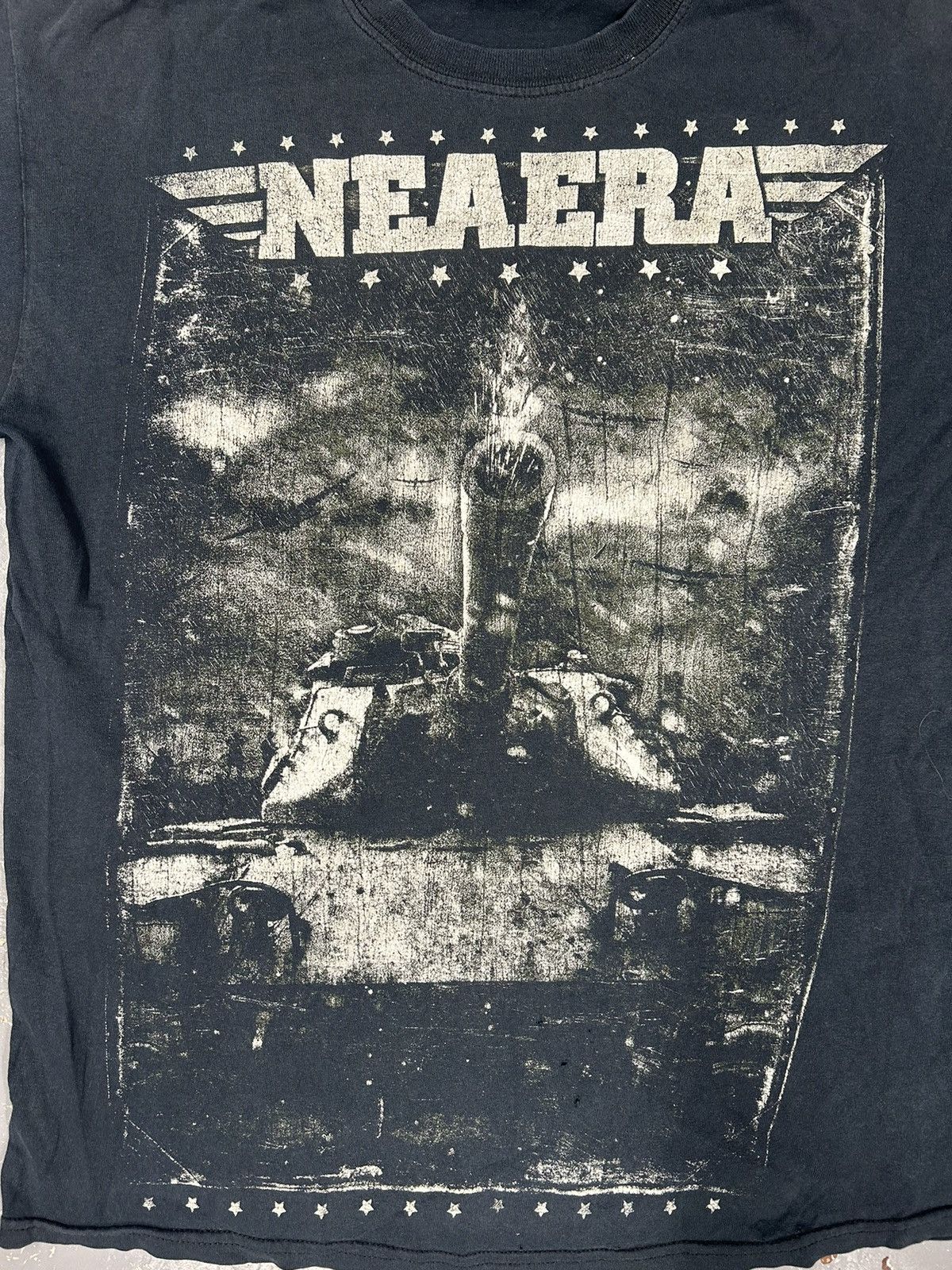 Band Tees × Vintage Crazy Vintage y2K Black NEAERA Band Tee Shirt Cyber Grunge Size US L / EU 52-54 / 3 - 2 Thumbnail