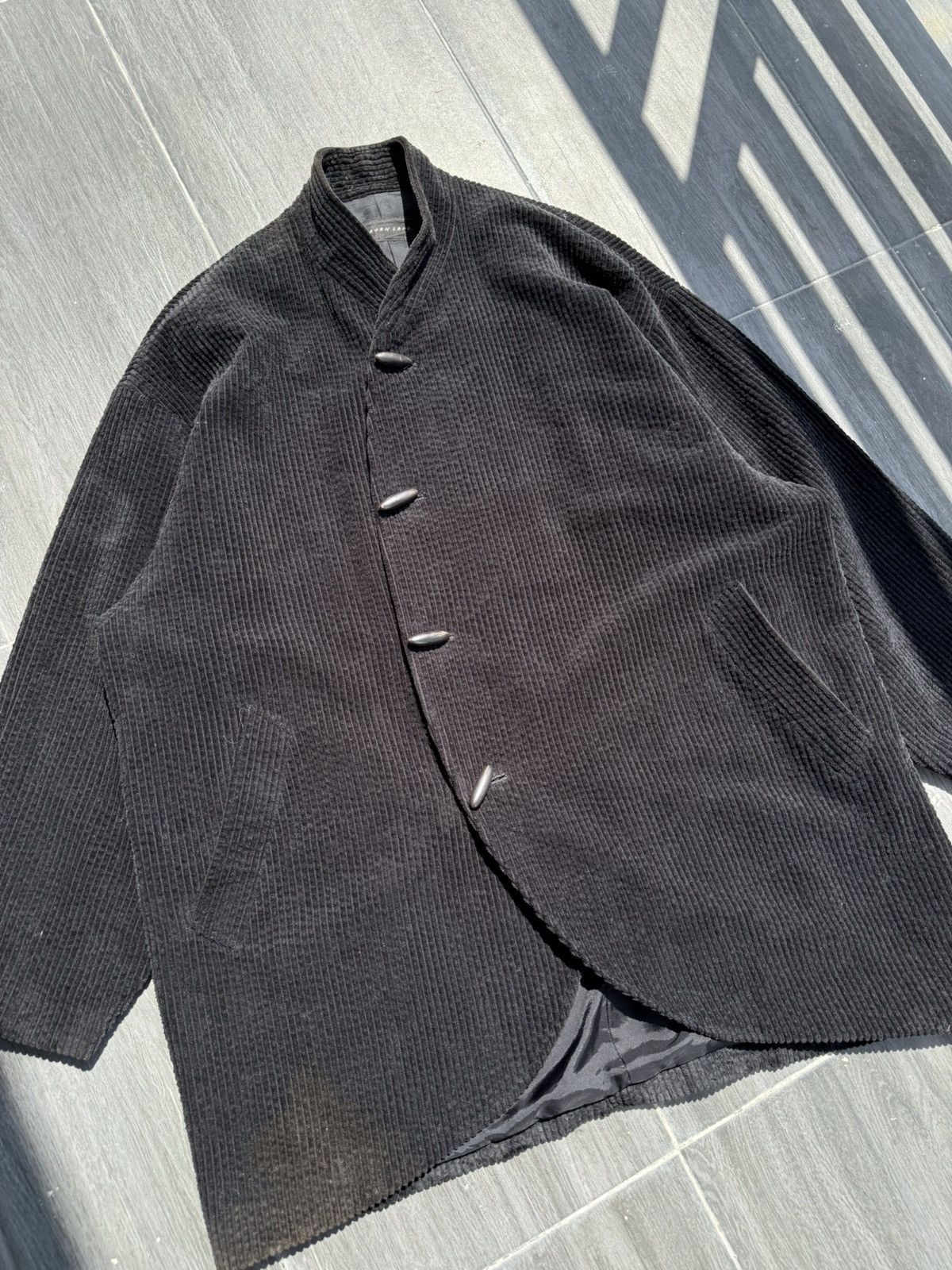 Japanese Brand Jurgen Lehl Oversized Kimono Style Curves Corduroy Jacket Size US L / EU 52-54 / 3 - 4 Thumbnail