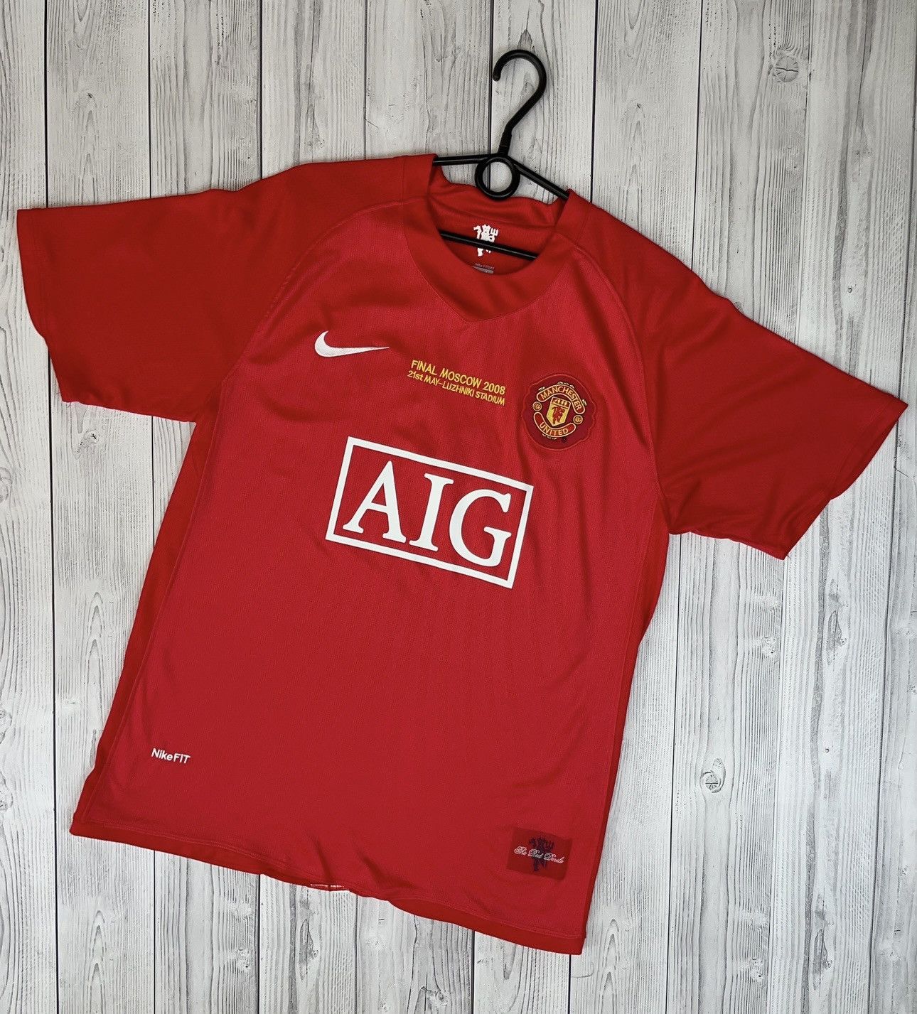 Vintage Vintage Manchester United soccer ronaldo 7 size L red devils Size US L / EU 52-54 / 3 - 1 Thumbnail