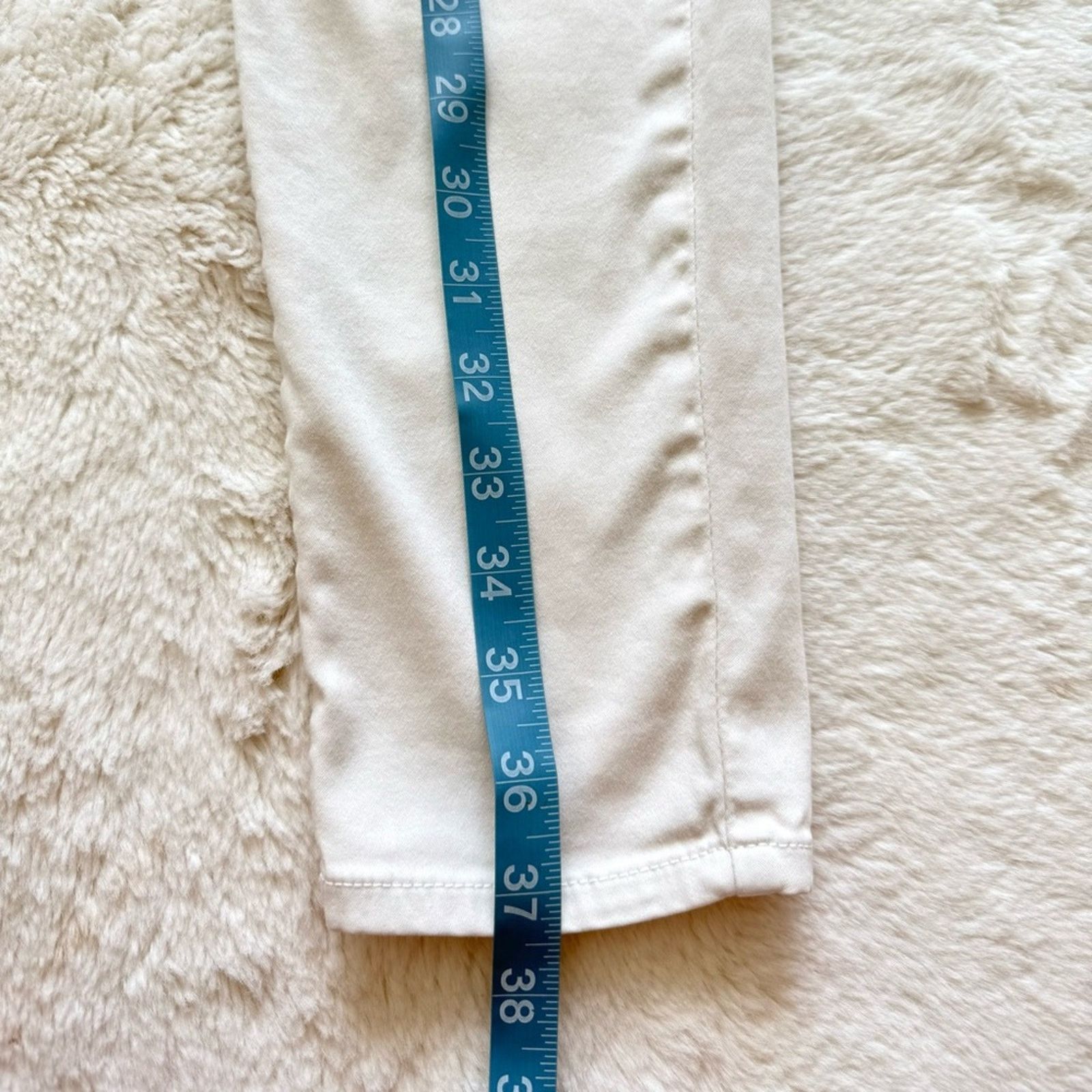 Genetic Denim Genetic Los Angeles women skinny ivory jeans size 25 Size 25" / US 0 / IT 36 - 6 Thumbnail