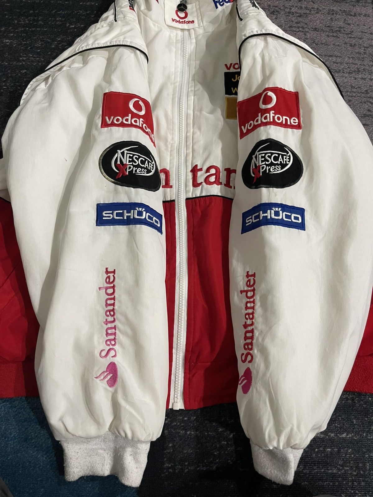 Mercedes-Benz Vintage Mercedez Benz Mc Laren Vodafone Racing Jacket Size US XL / EU 56 / 4 - 15 Thumbnail