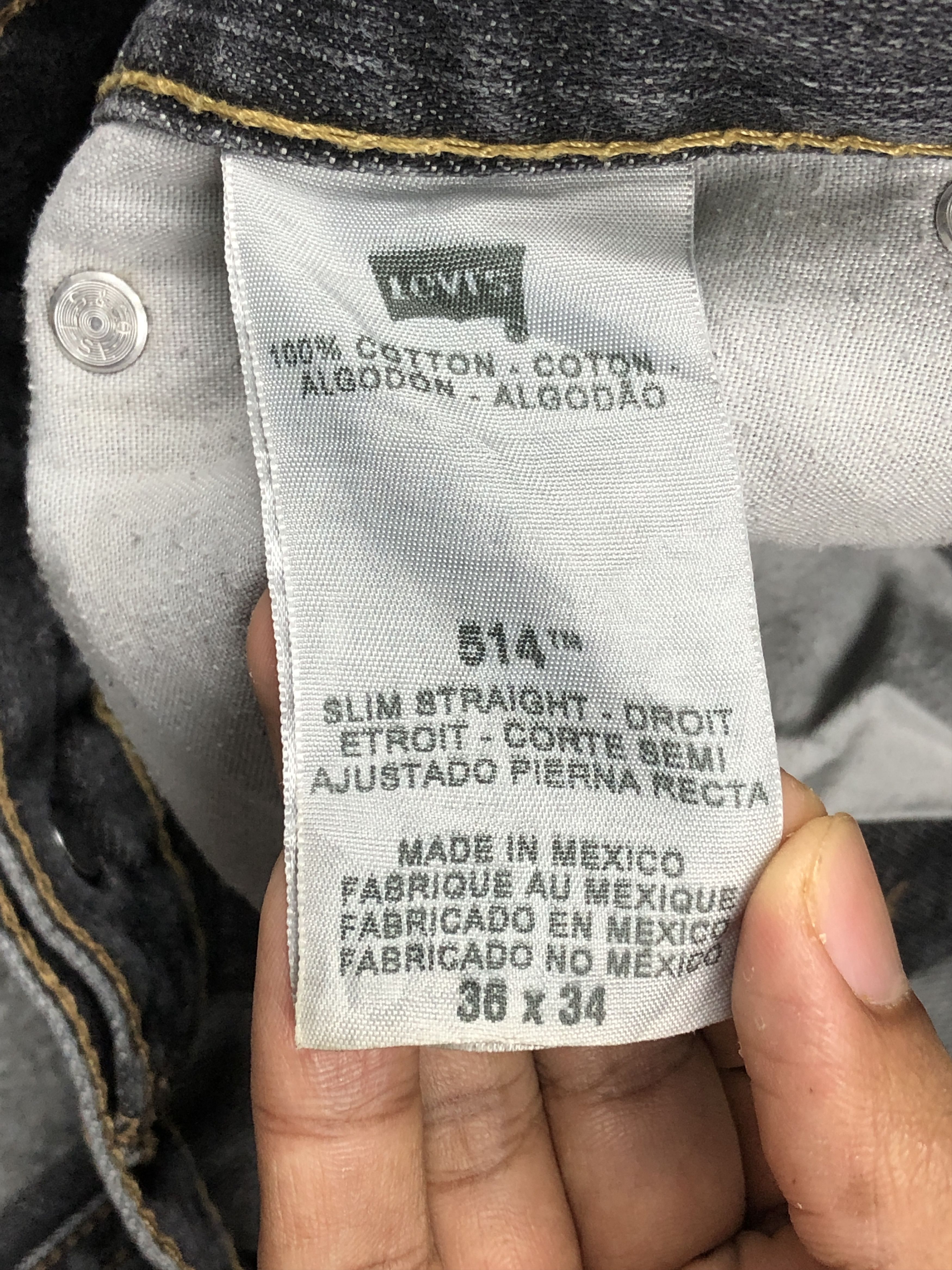 Levi's Distressed Vintage Levis 514 Black Jeans DP2367 Size US 36 / EU 52 - 14 Thumbnail