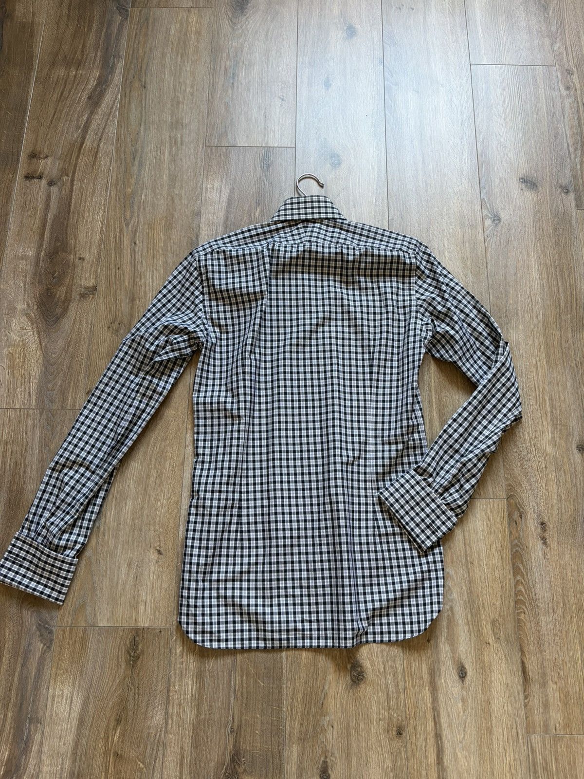 Tom Ford TF cufflink slim fit shirt Size 38R - 2 Thumbnail