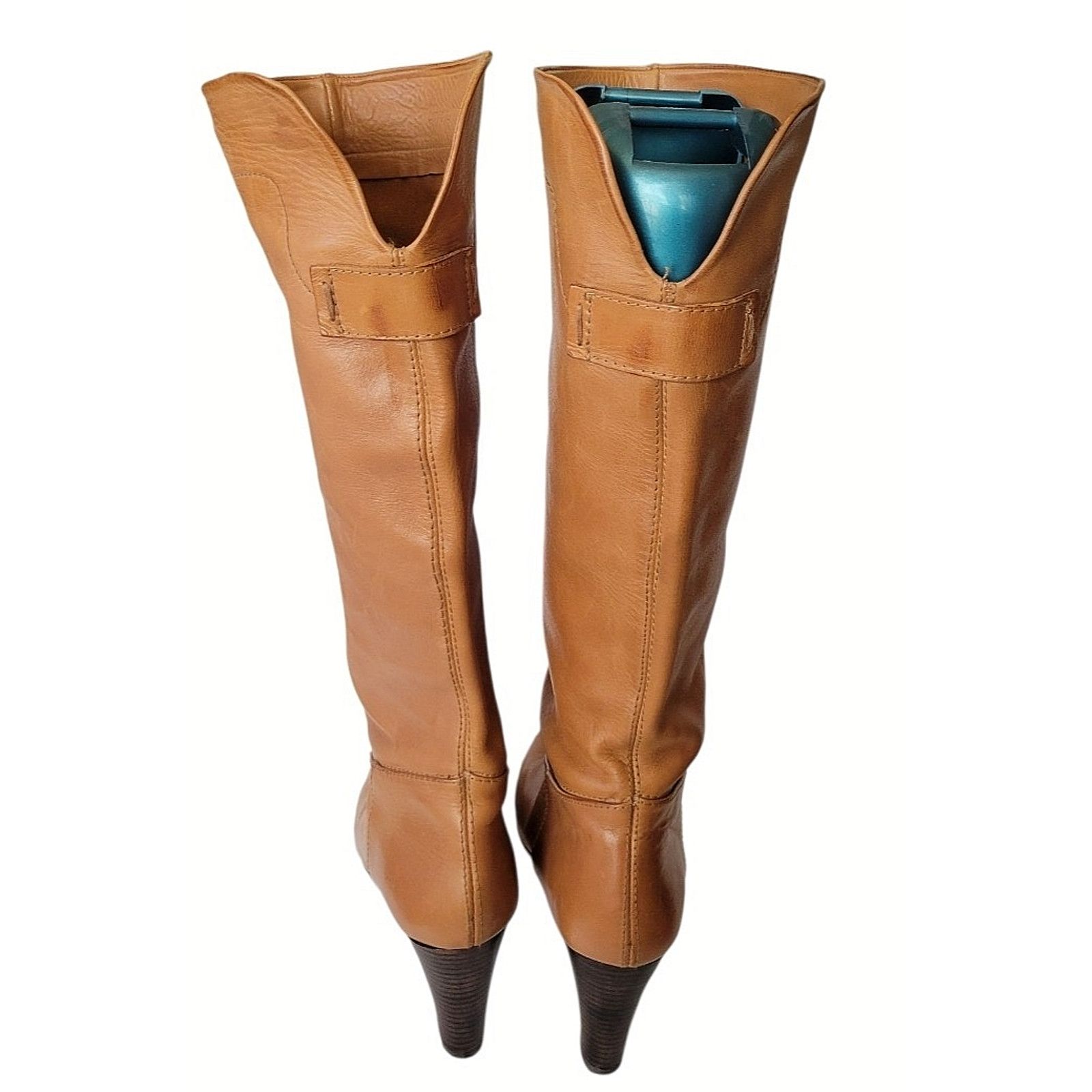 Massimo Dutti Massimo Dutti Knee High Leather Women Boots Brown Size US 9 Size US 9 / IT 39 - 4 Thumbnail