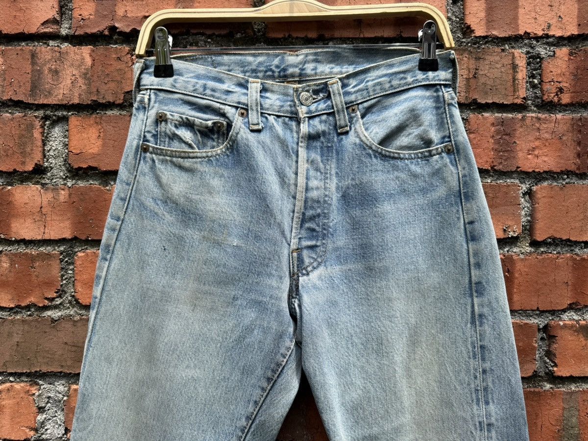 Levi's Vintage Clothing W29x28.5 vintage levi’s 501 redline cut off denime Size US 29 - 5 Thumbnail