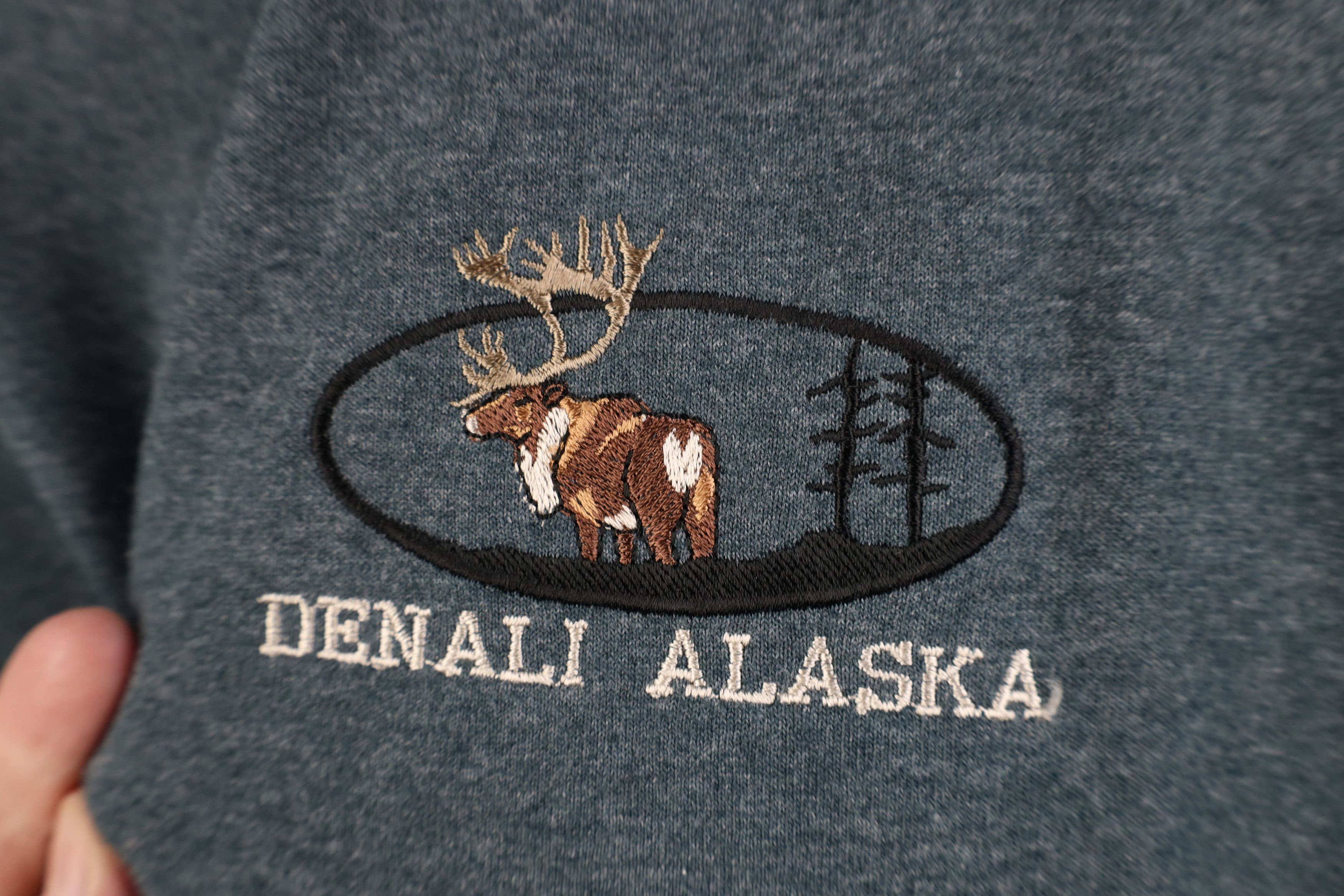 Vintage Vintage 90s Y2K Streetwear Elk Moose Long Sleeve T-Shirt Size US L / EU 52-54 / 3 - 4 Thumbnail