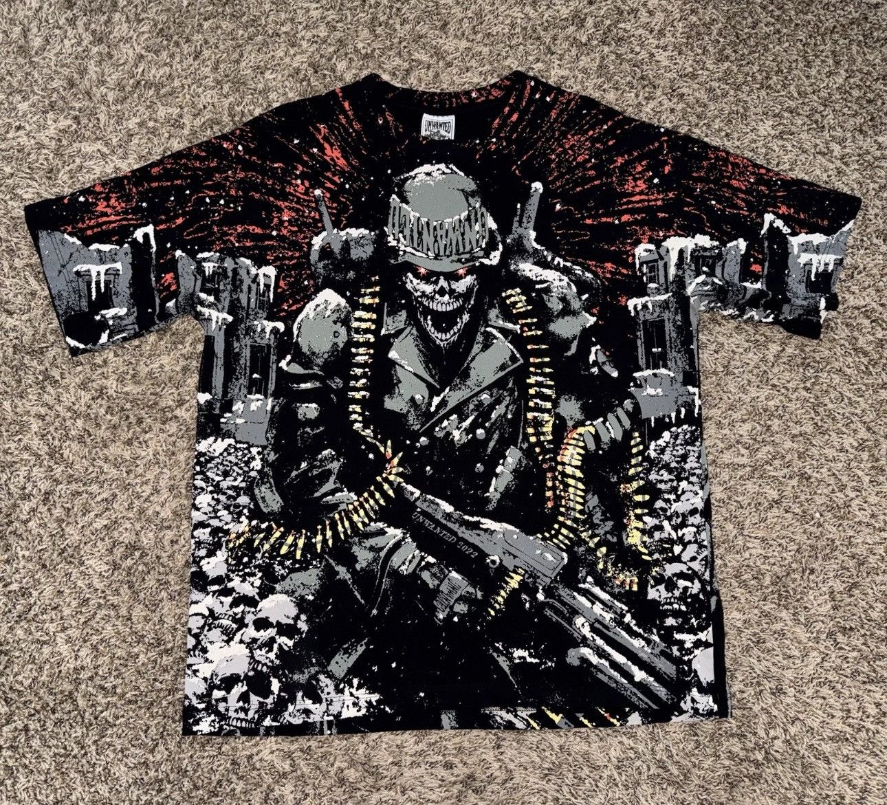 Unwanted UNWANTED Demolition AOP T-Shirt Size US L / EU 52-54 / 3 - 2 Thumbnail