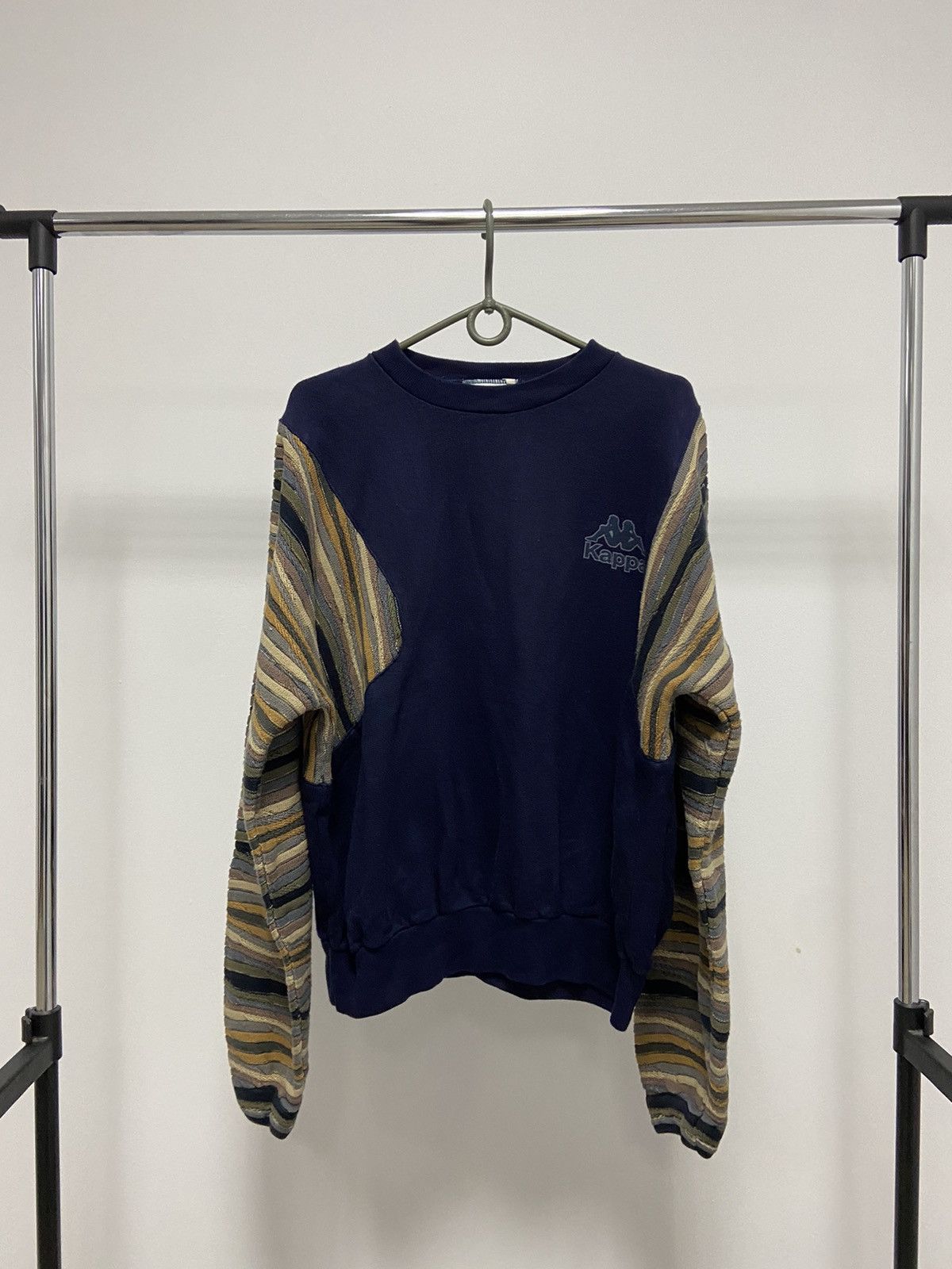 Kappa × Vintage Kappa Coogi style custom Italy Sweater Knitted Vintage Size US L / EU 52-54 / 3 - 1 Thumbnail