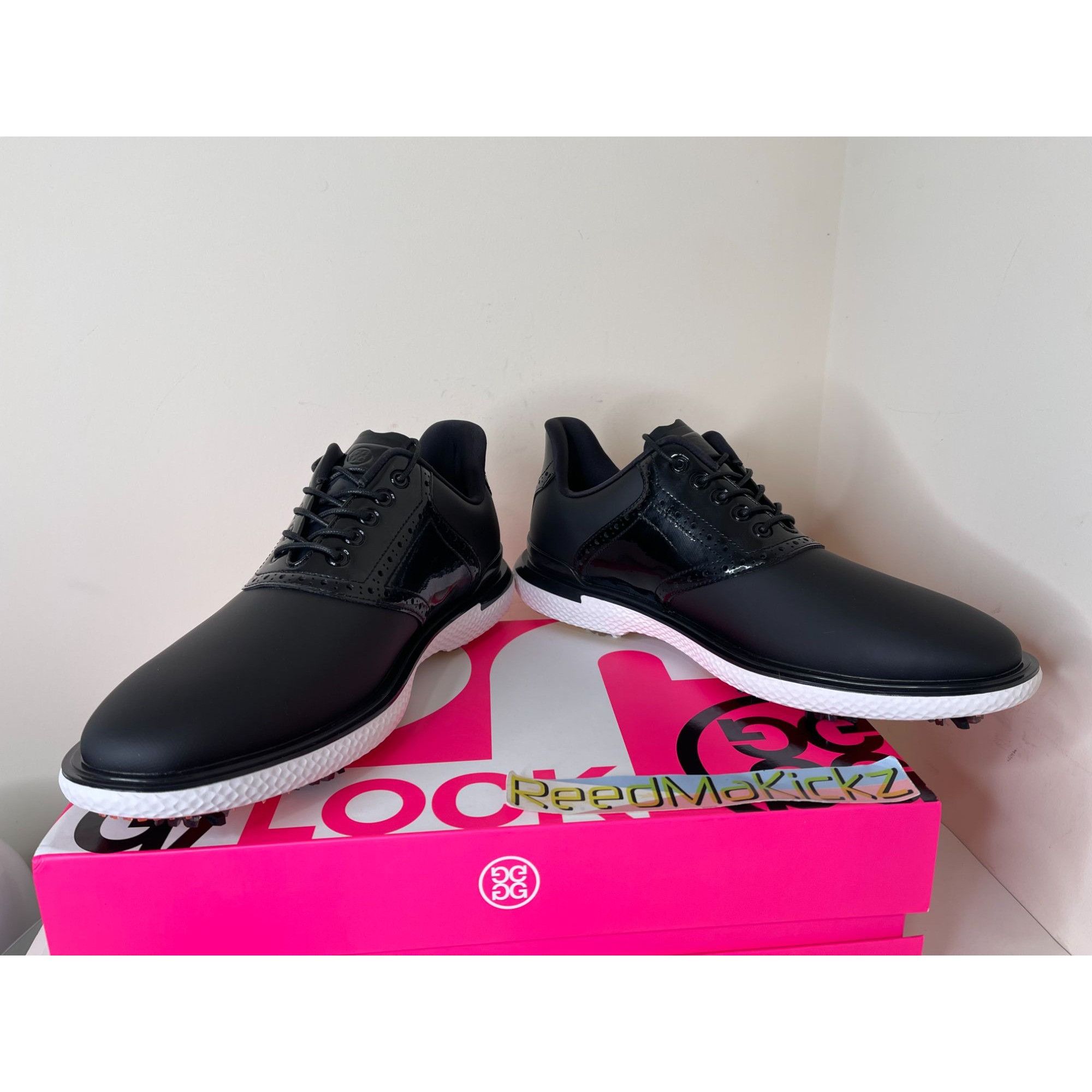 G/FORE G/FORE Gallivan2r G/Lock Saddle Black Golf Shoes Mens 15us Size US 15 / EU 48 - 4 Thumbnail