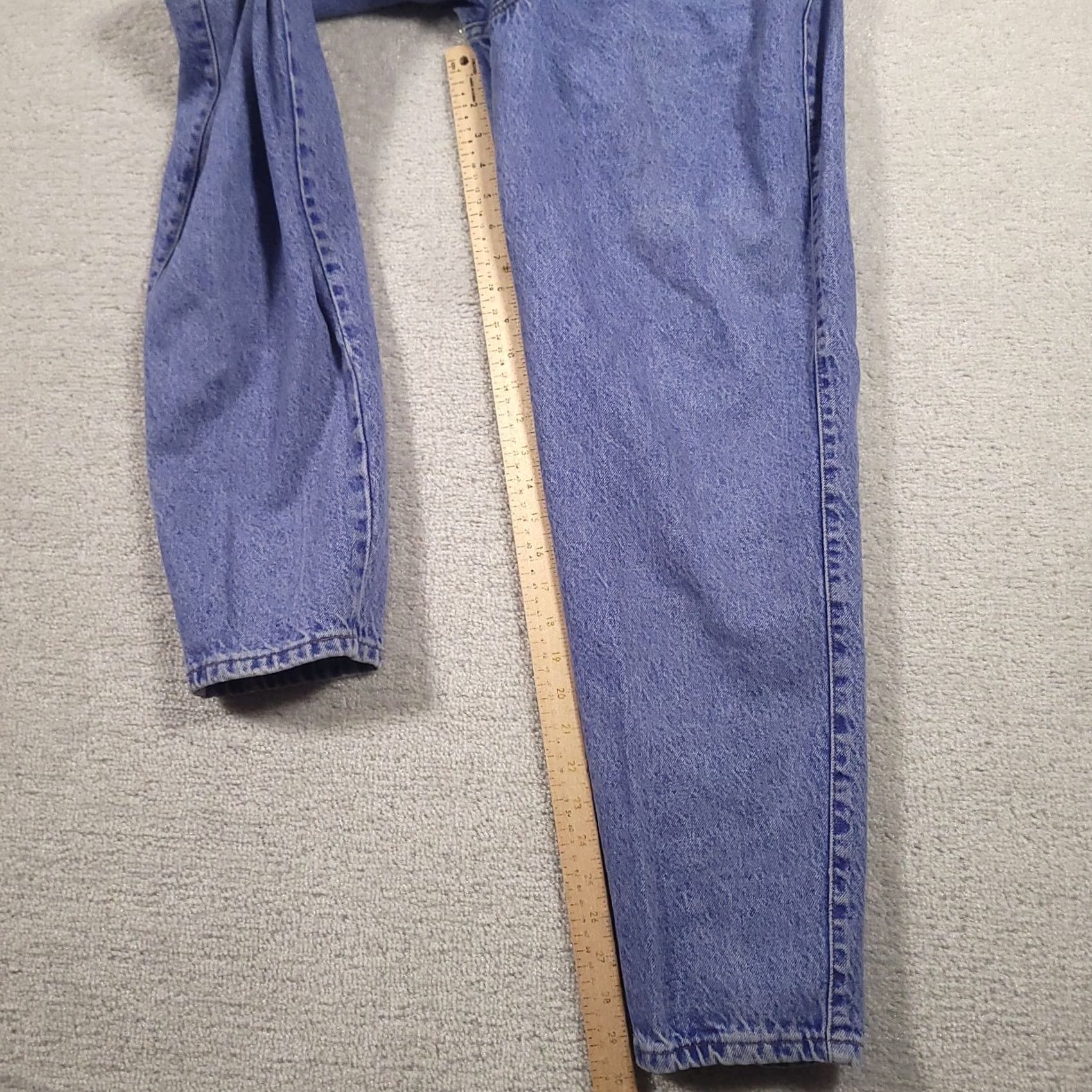 Levi's VINTAGE Levi’s Jeans Women Size 16 Blue Denim Mom 5-Pocket Regular Inseam 30” Blue Faded Size 24" / US 00 / IT 34 - 4 Thumbnail