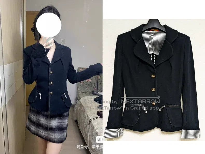 Vivienne Westwood Vivienne Westwood Navy Blue Blazer Jacket Size M / US 6-8 / IT 42-44 - 1 Thumbnail