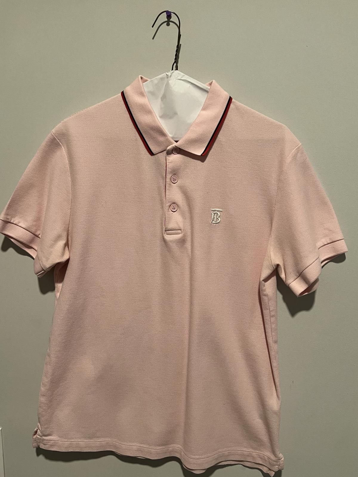 Burberry Pink Burberry Button Up Size US M / EU 48-50 / 2 - 1 Thumbnail