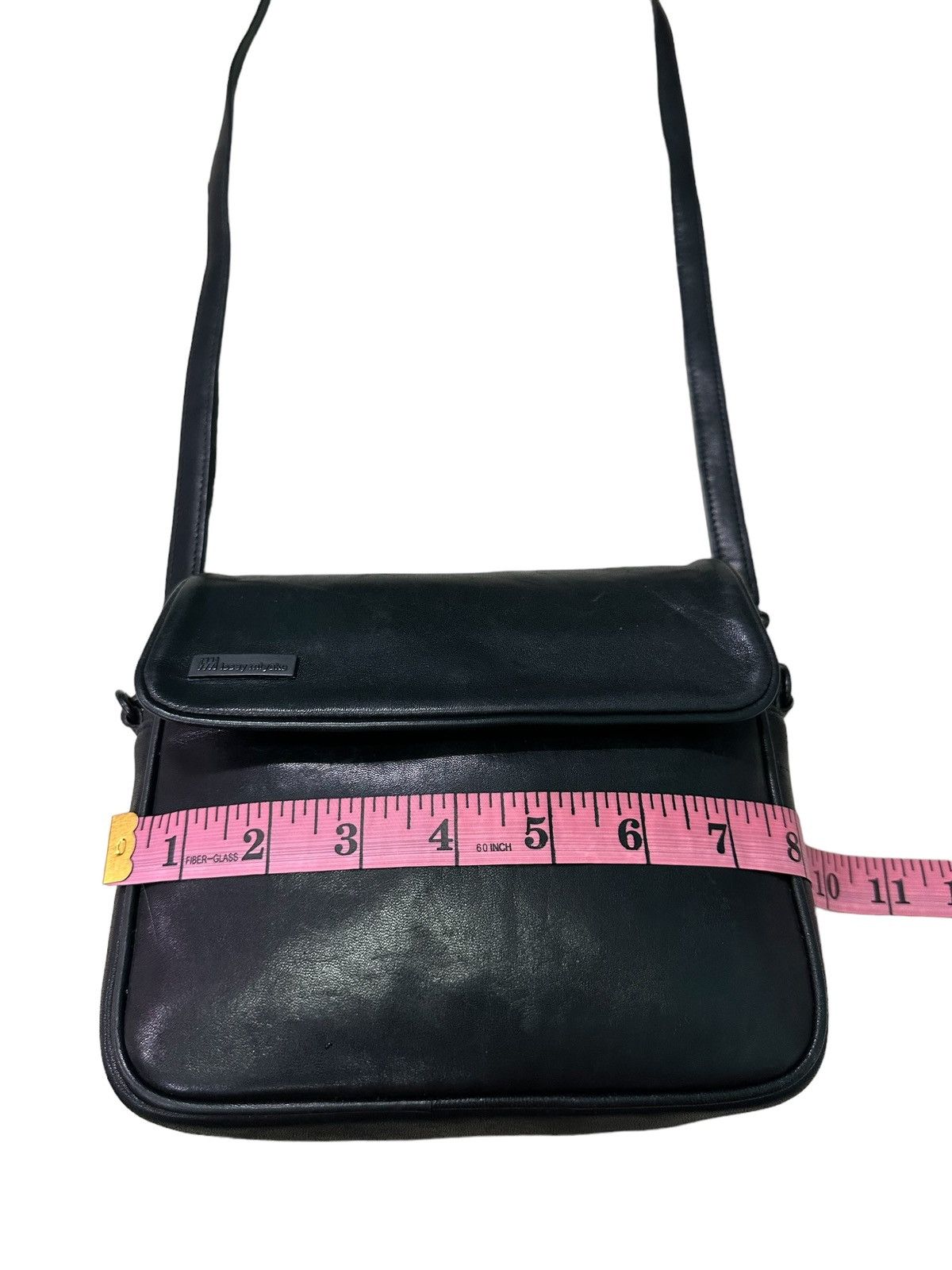 VINTAGE ISSEY MIYAKE LEATHER CROSSBODY BAG