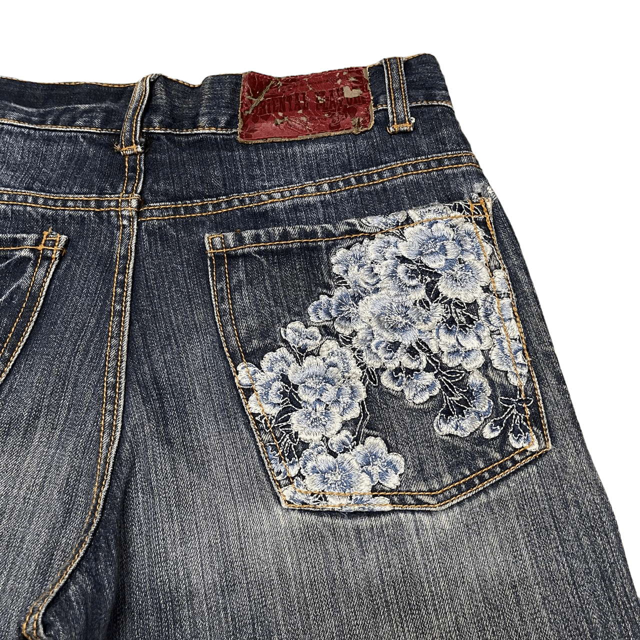 Beauty Beast Vintage Oriental Brand by Nishiki Denim Jeans Size US 30 / EU 46 - 16 Thumbnail