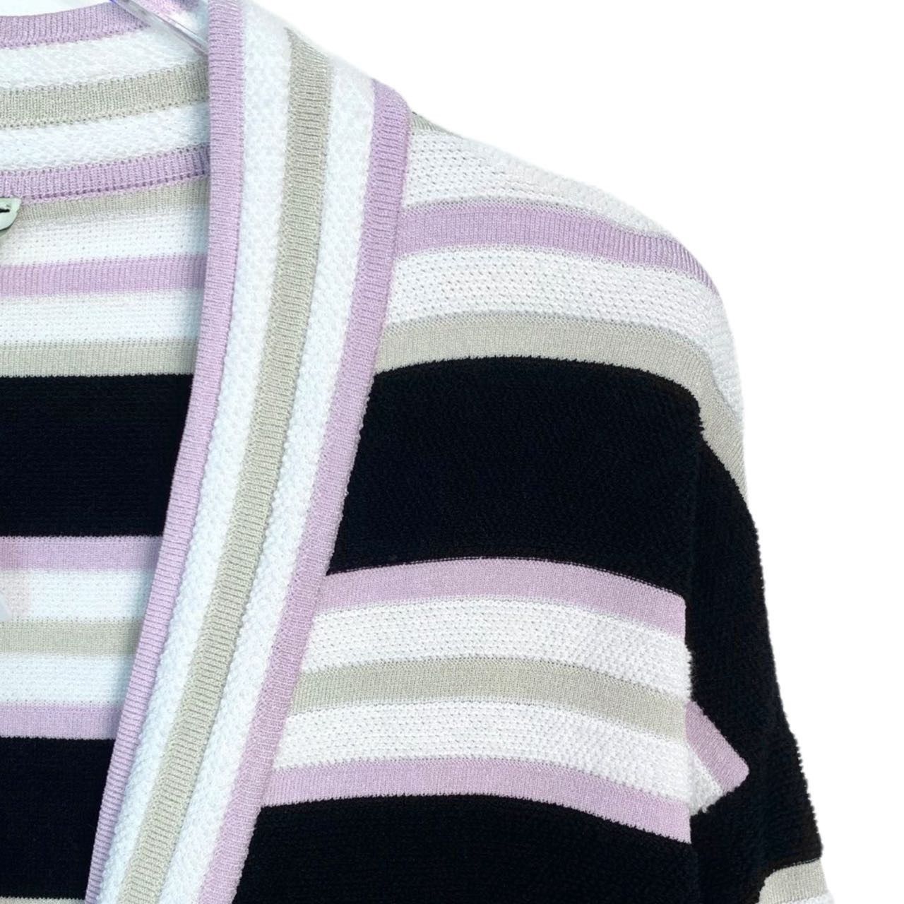 Fendi Fendi Striped Color-block Knit Cardigan K26WX Size S / US 4 / IT 40 - 4 Thumbnail