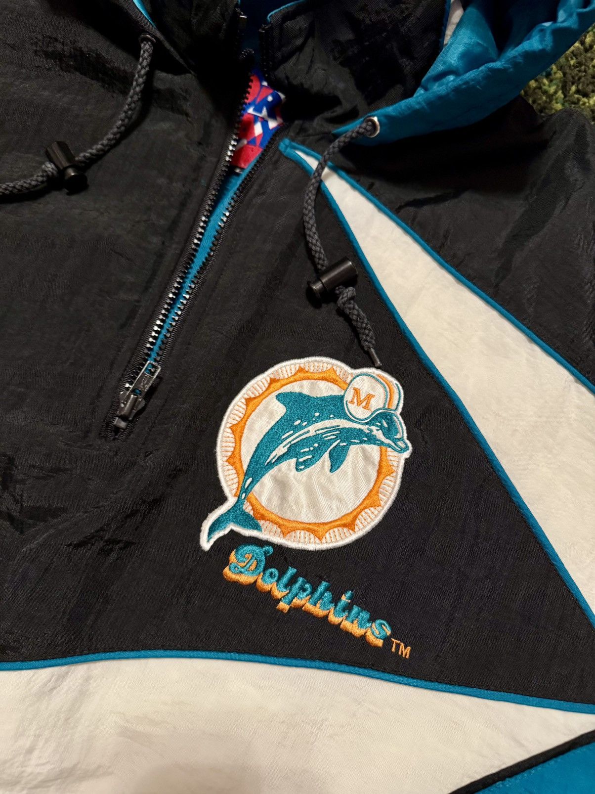 Pro Player × Vintage Vintage Miami Dolphins Pro Player Jacket Size US L / EU 52-54 / 3 - 4 Thumbnail
