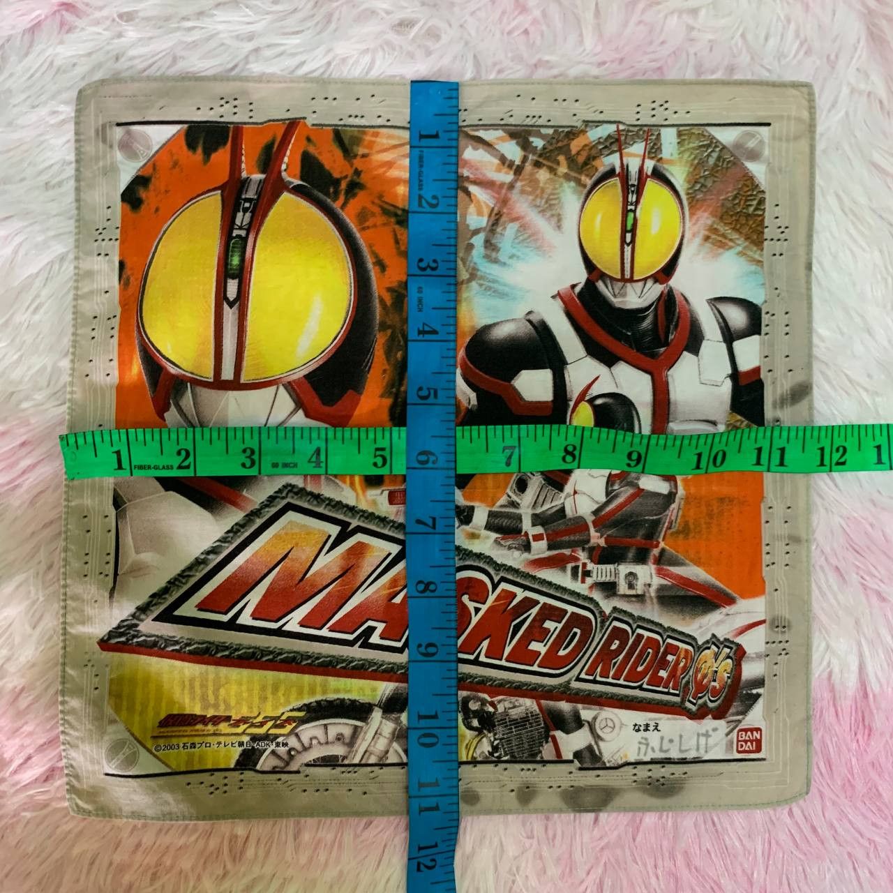 Japanese Brand × Vintage RARE Vintage Kamen Rider 555 2003 Handkerchief Bandana Size ONE SIZE - 6 Thumbnail