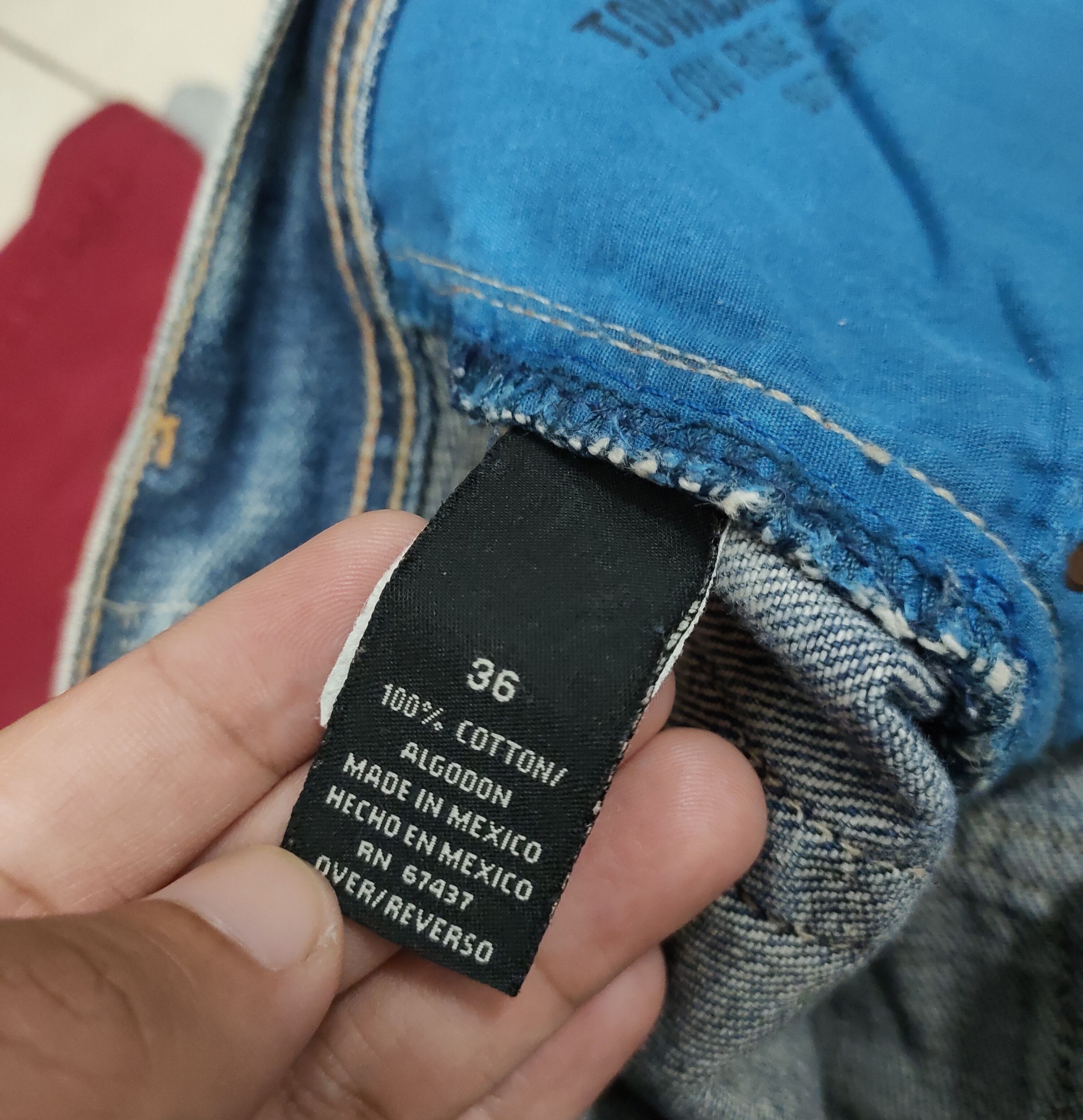 Polo Ralph Lauren 💥 Distressed Polo Ralph Lauren Button Fly Denim 💥 Size US 36 / EU 52 - 13 Thumbnail