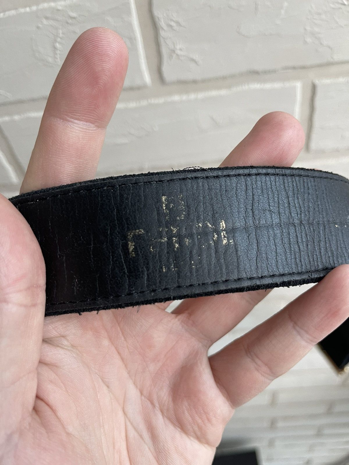 Fendi × Vintage Fendi Women Suede Belt Size ONE SIZE - 3 Thumbnail