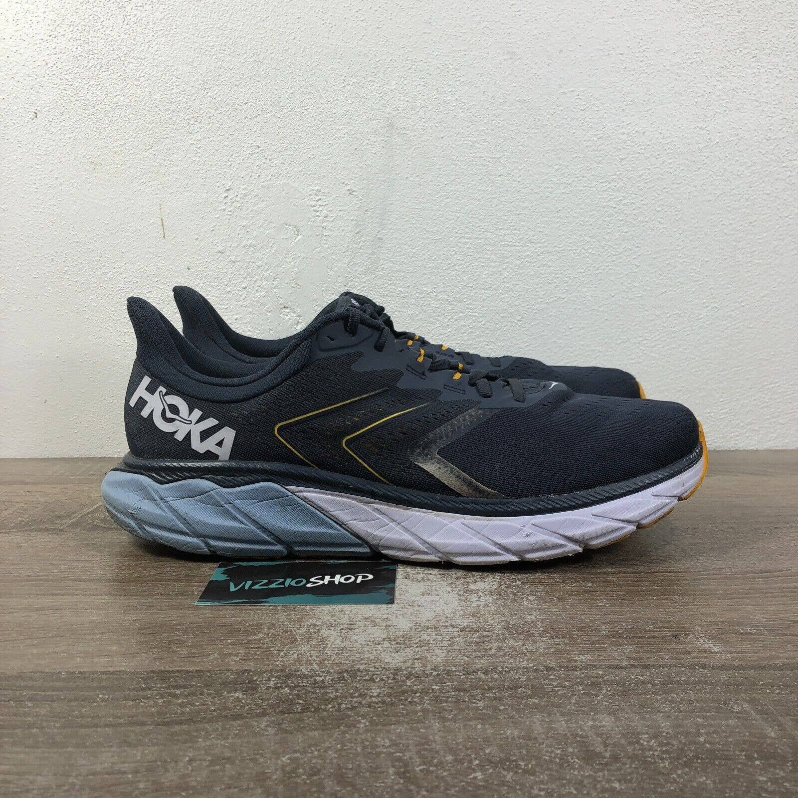 Hoka One One Hoka One One Arahi 5 Navy Blue Yellow Gray Men 12.5 D ...