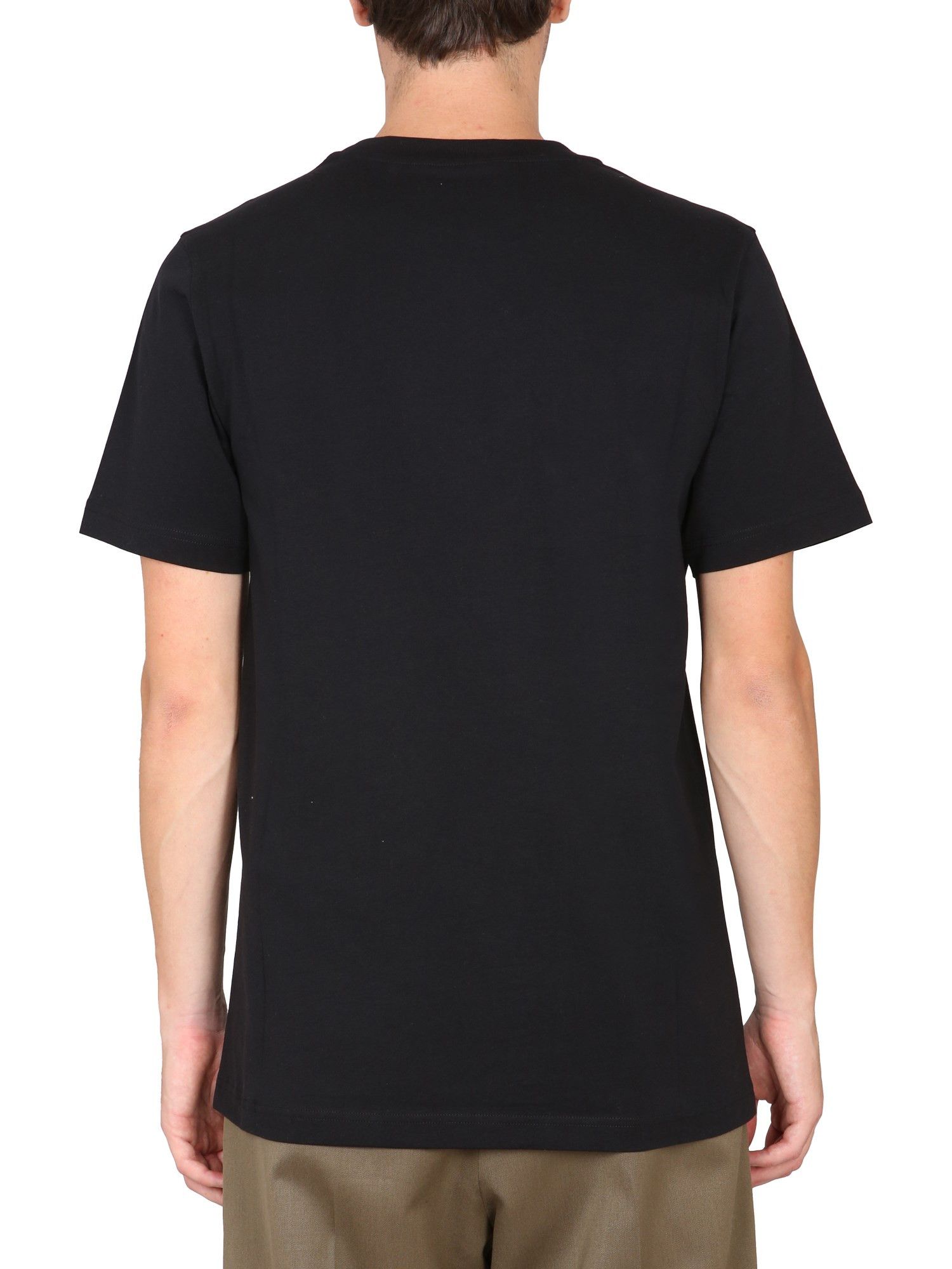 Marni o1y0225 Logo Crewneck T-Shirt in Black/White Size US M / EU 48-50 / 2 - 3 Thumbnail