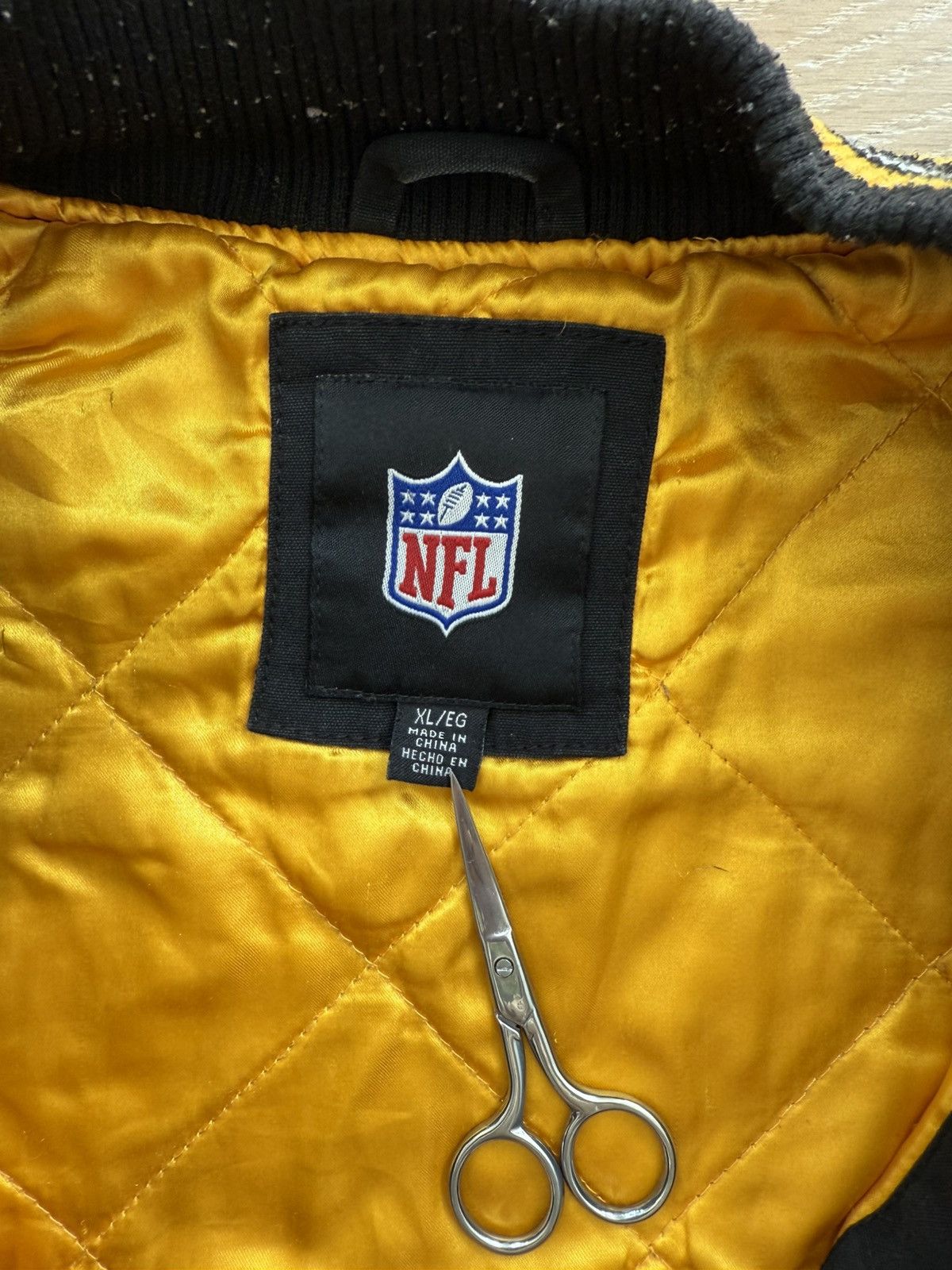 NFL Pittsburgh Steelers Letterman Varsity Super Bowl Jacket Size US XL / EU 56 / 4 - 8 Thumbnail