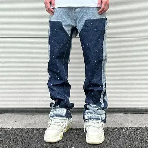 Japanese Brand Rugged Mud Dyed Boot Cut Jeans Size US 30 / EU 46 - 1 Thumbnail