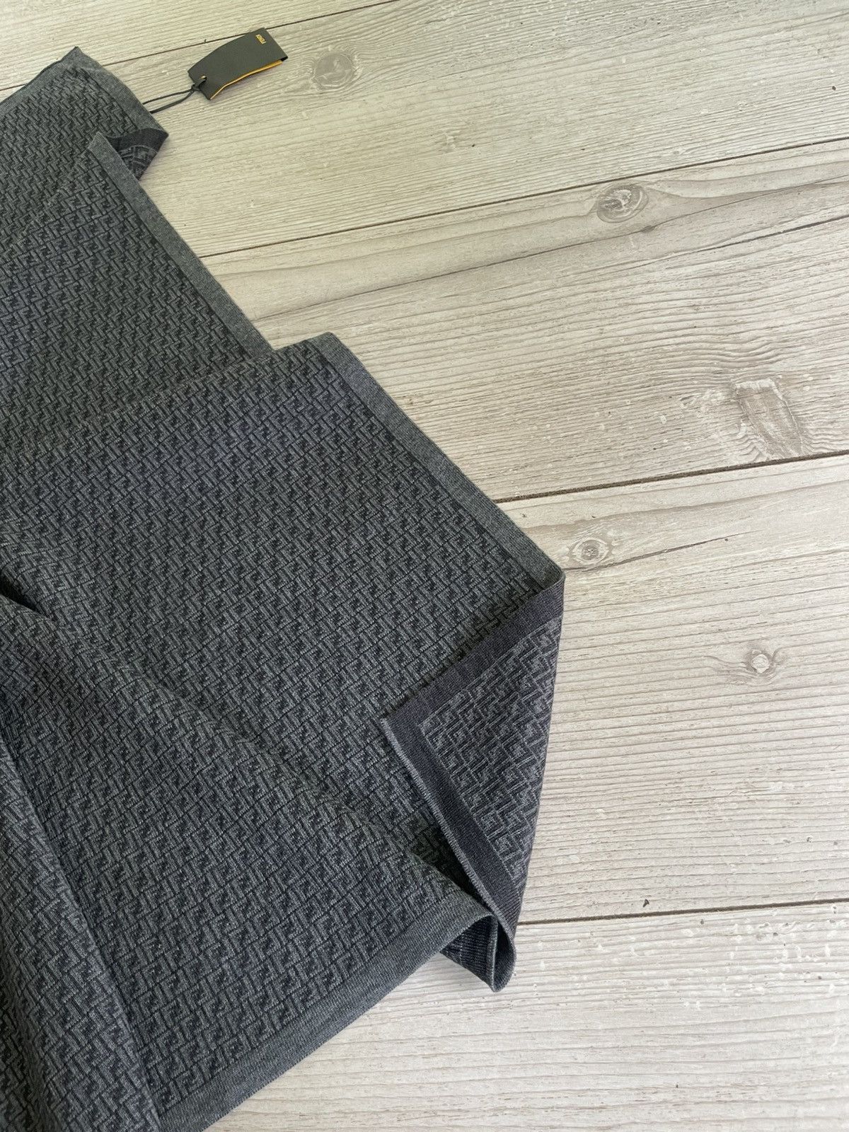 Fendi Fendi Monogram Wool Scarf Size ONE SIZE - 8 Thumbnail