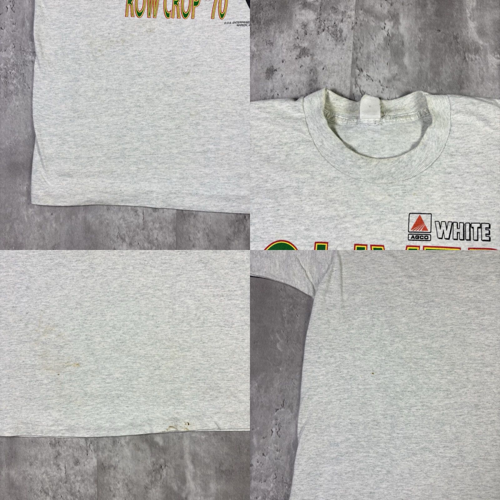 Fruit Of The Loom VINTAGE Fruit of the Loom T-Shirt White 90s Crew Neck Short Sleeve XL Mens Car Stitch Graphic Print Vintage Aged Heavyweight Cotton Blend Old School Size US XL / EU 56 / 4 - 8 Thumbnail